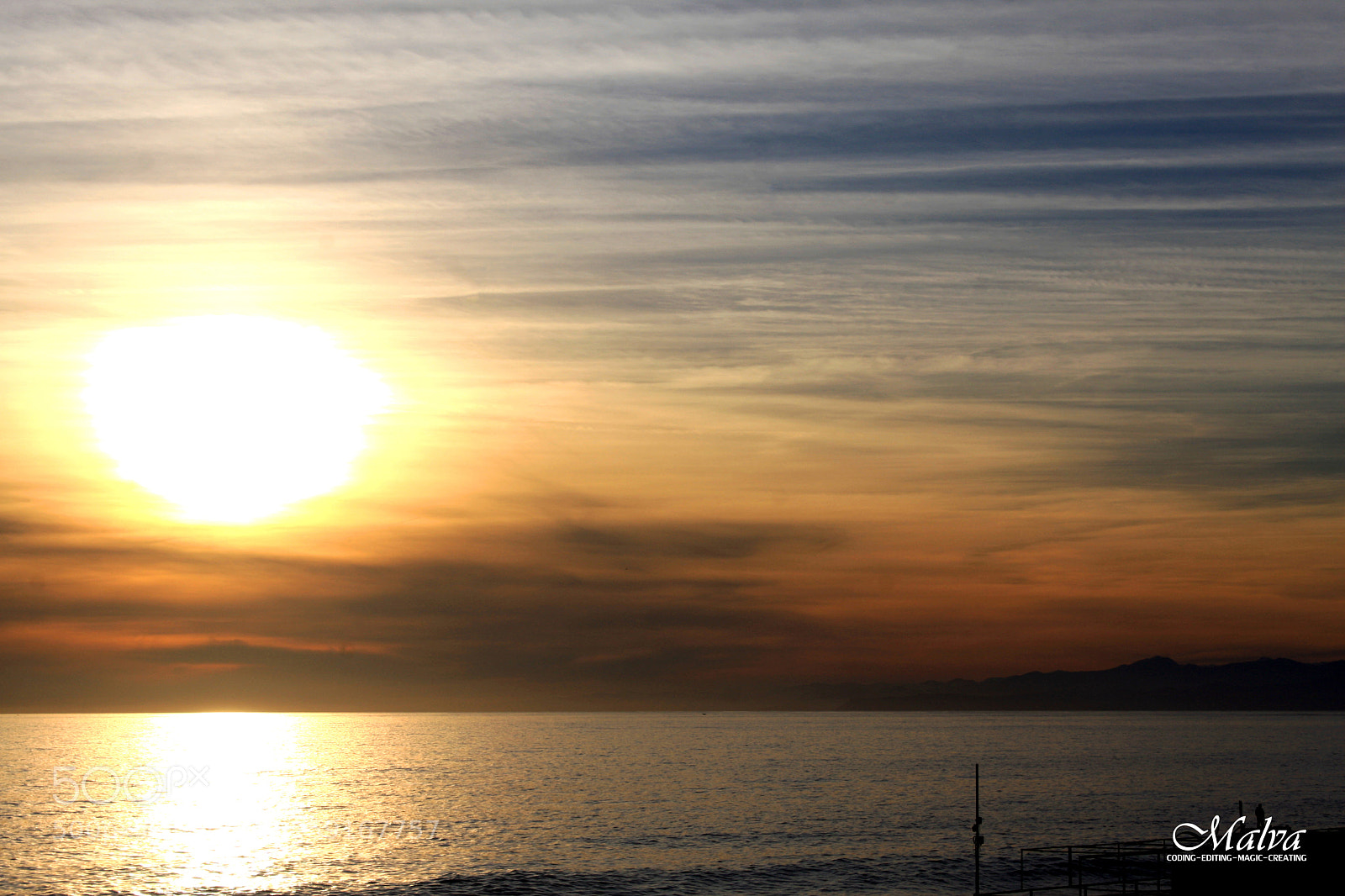 Canon EOS 40D sample photo. Tramonto da boccadasse photography