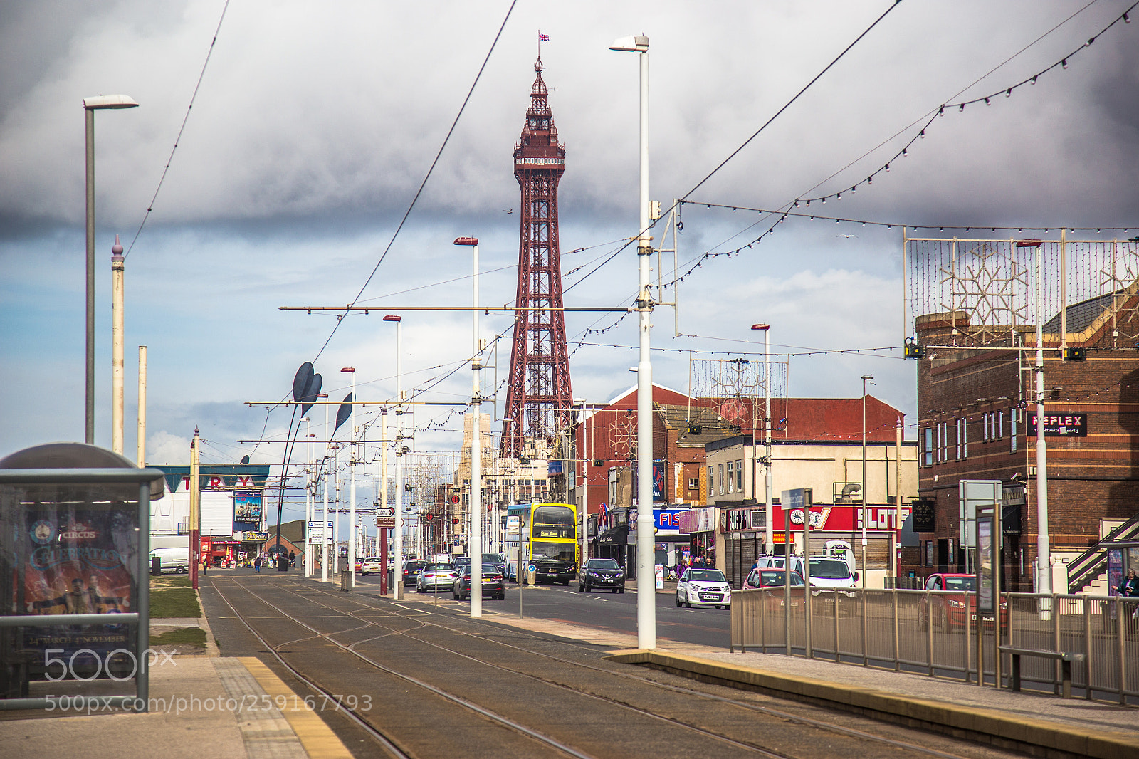 Canon EOS 6D sample photo. Blackpool trams photography