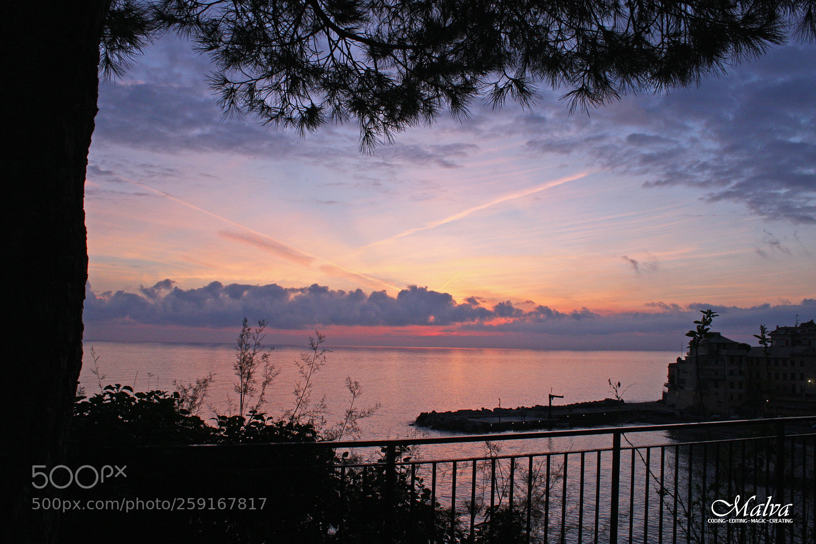 Canon EOS 40D sample photo. Tramonto a bogliasco photography