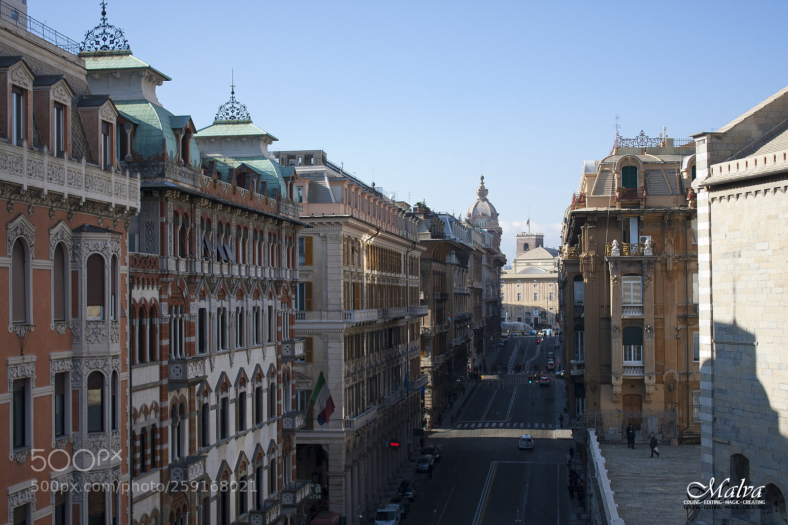 Canon EOS 40D sample photo. Via xx settembre dal photography