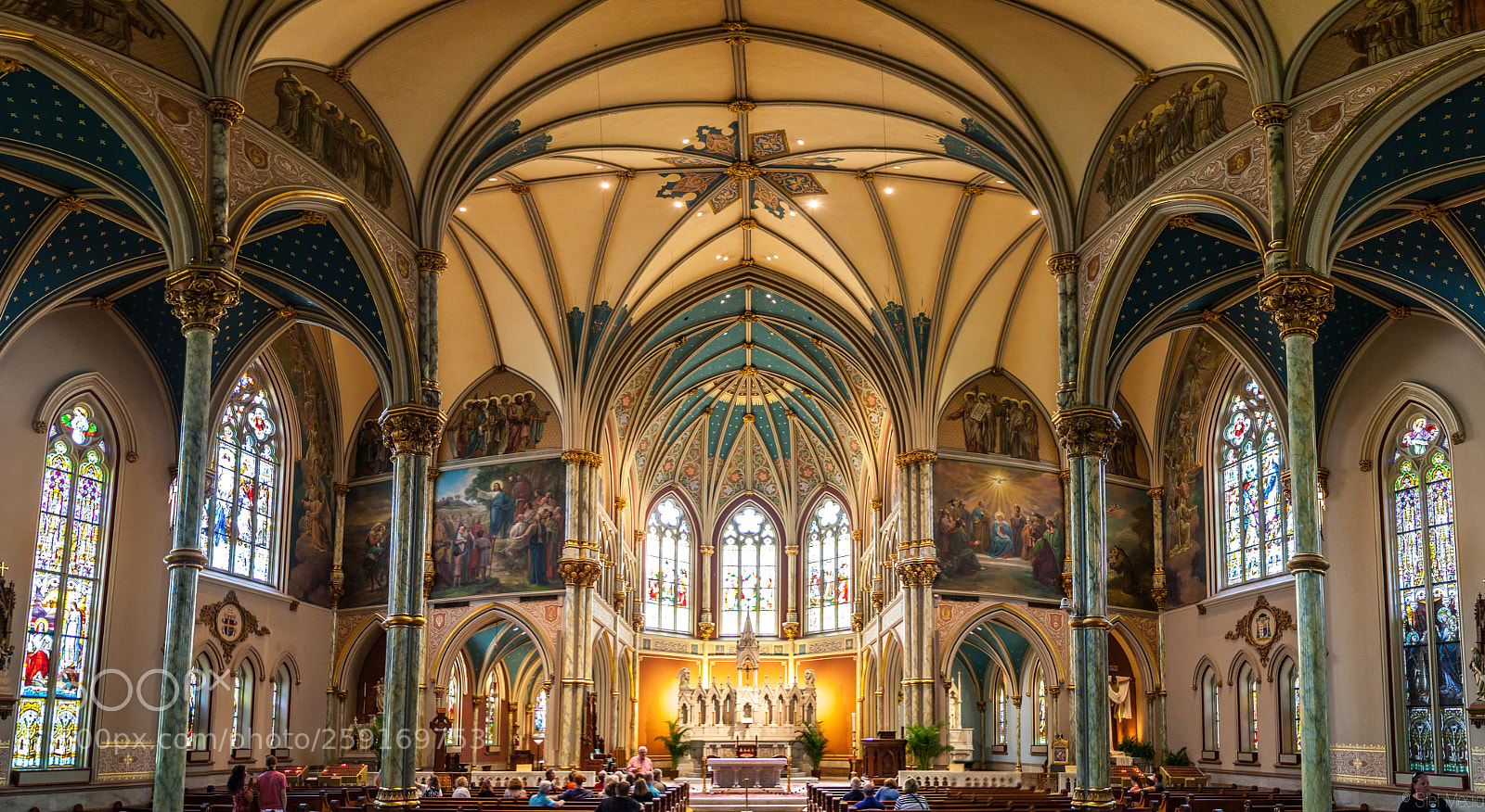 Canon EOS 5D Mark II sample photo. Cathedral, interior photography