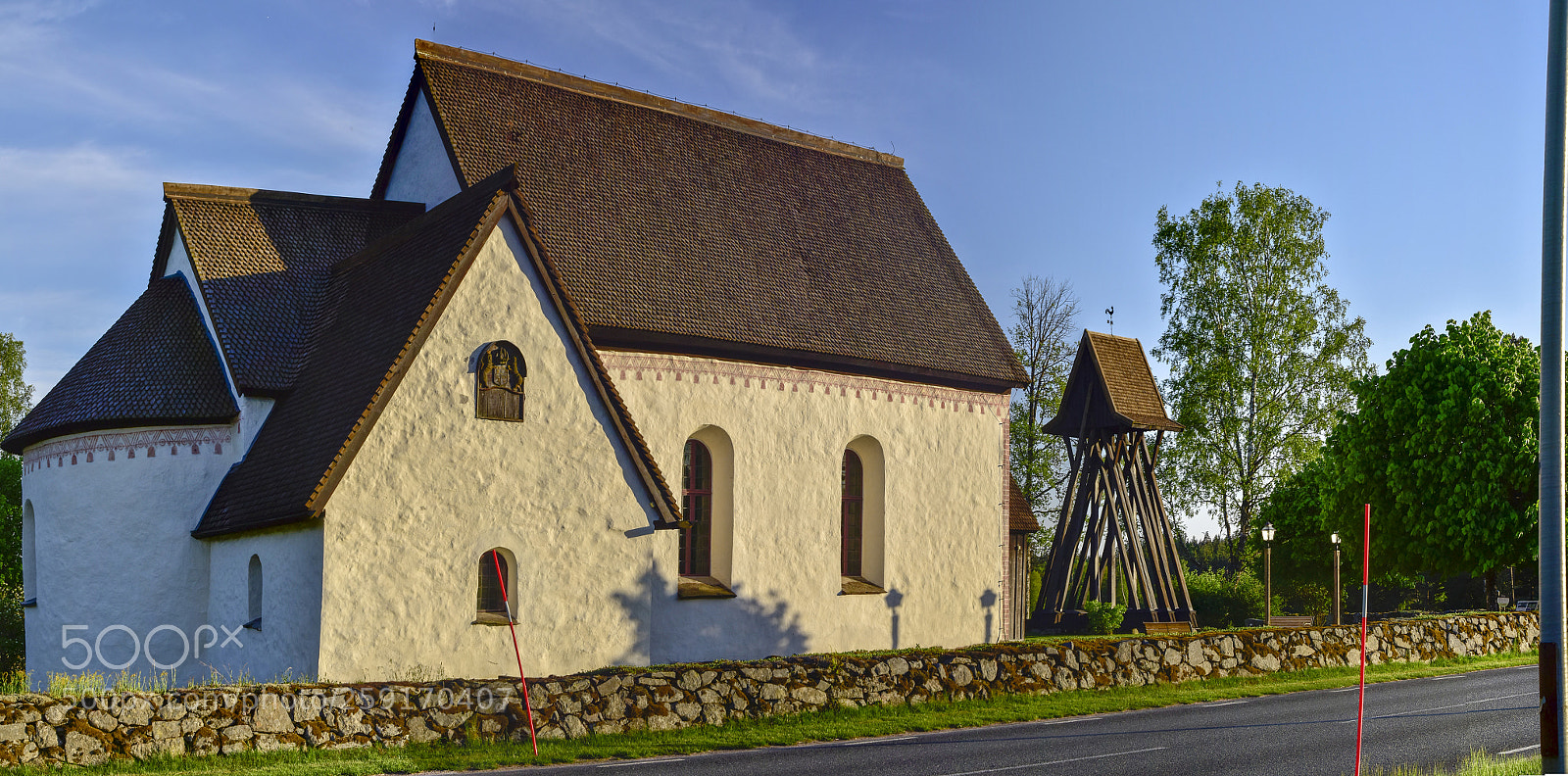 Nikon D5500 sample photo. Lannaskede kyrka photography