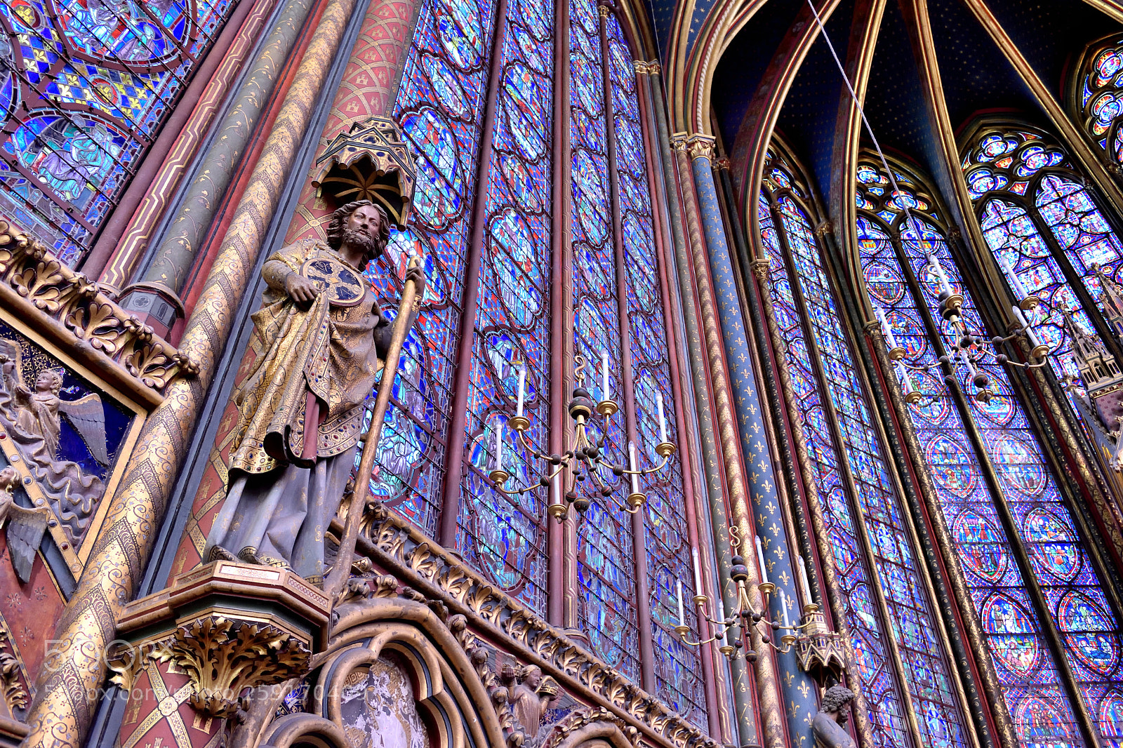 Nikon D5500 sample photo. Sainte chapelle photography