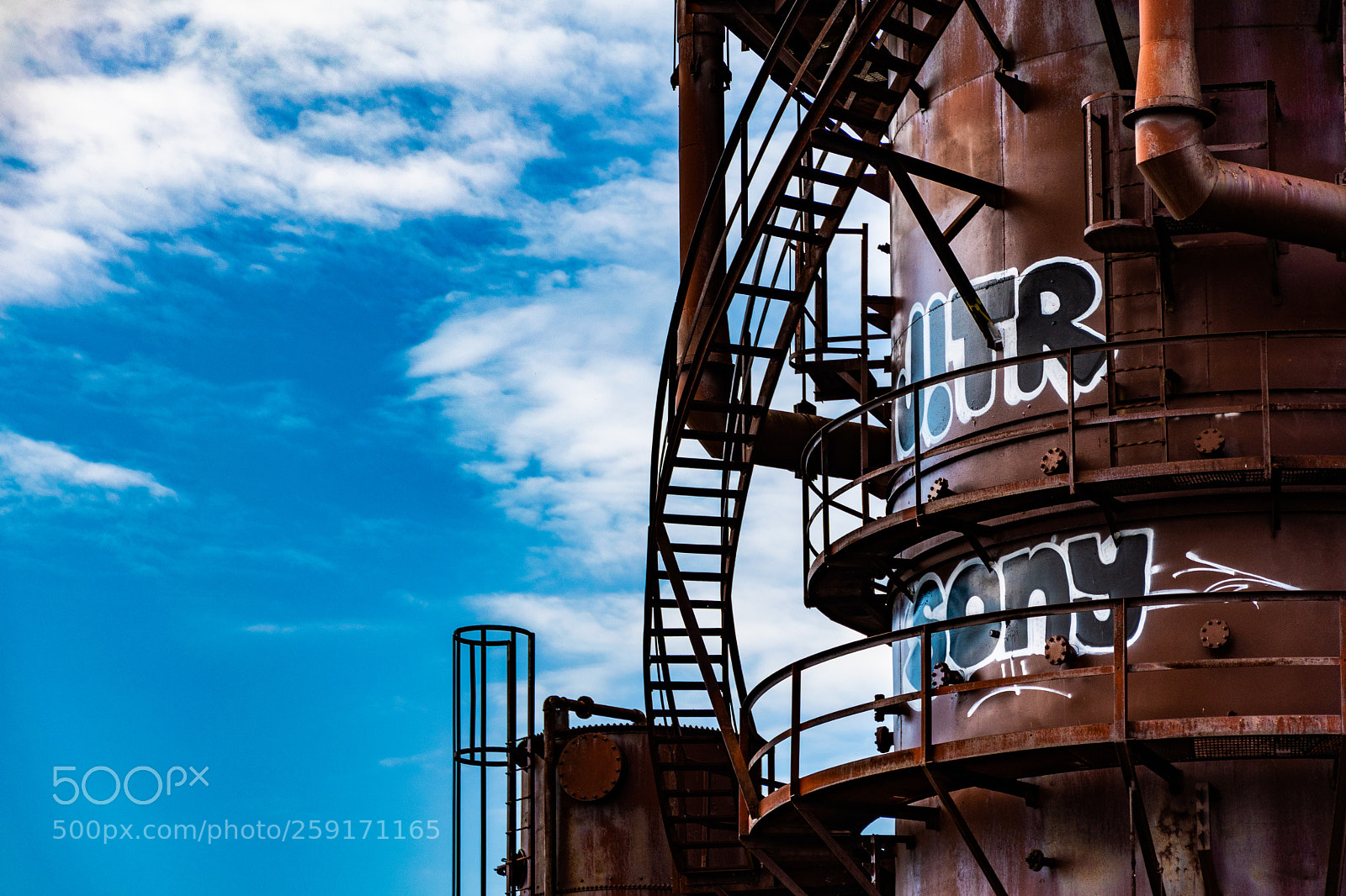 Nikon D5600 sample photo. Gasification plant photography