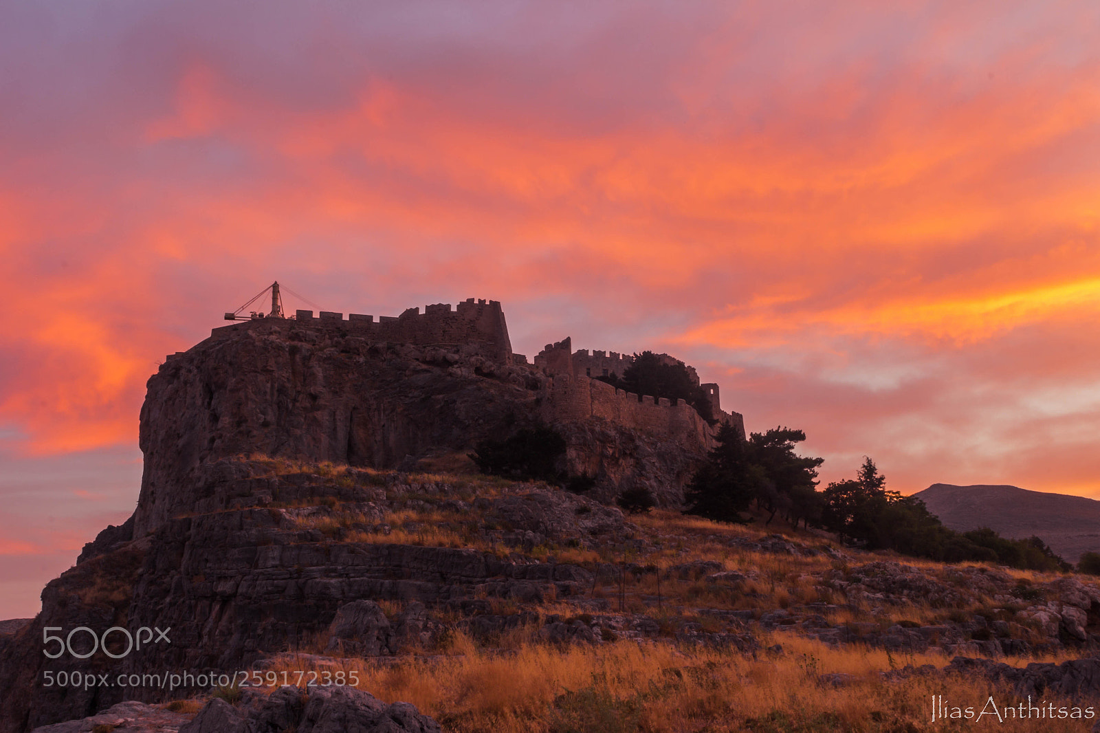 Canon EOS 600D (Rebel EOS T3i / EOS Kiss X5) sample photo. Lindos castle photography