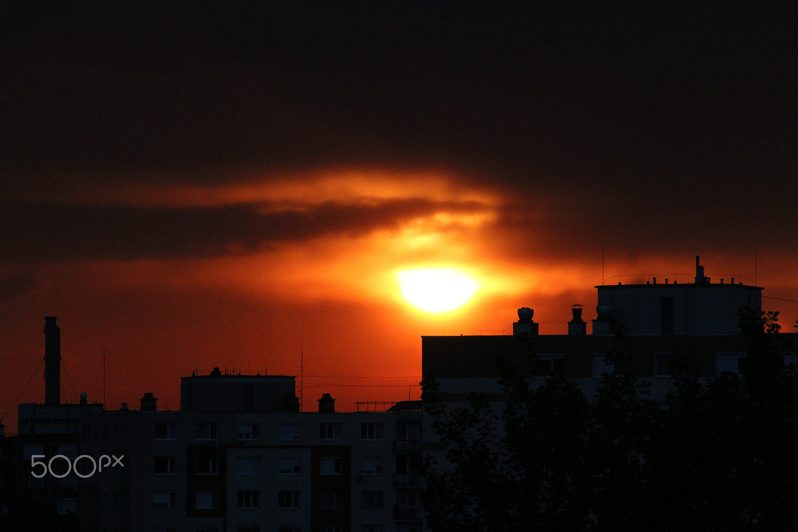 Canon EF-S 55-250mm F4-5.6 IS II sample photo. Budapest sunset photography