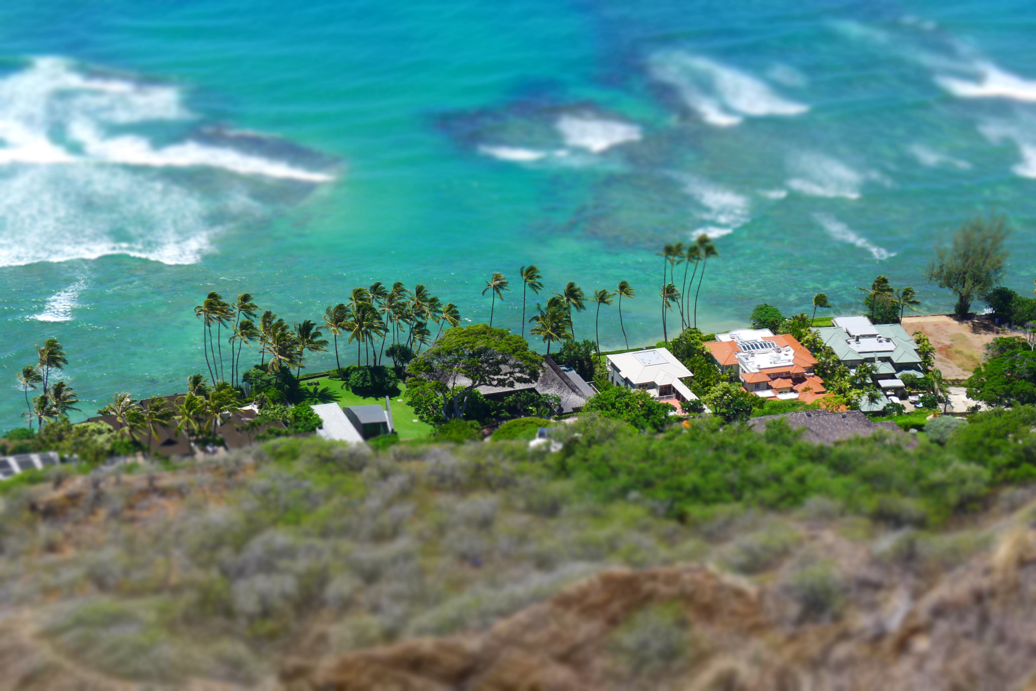 Panasonic Lumix DMC-LX5 sample photo. Honolulu bay area snap from diamond head photography