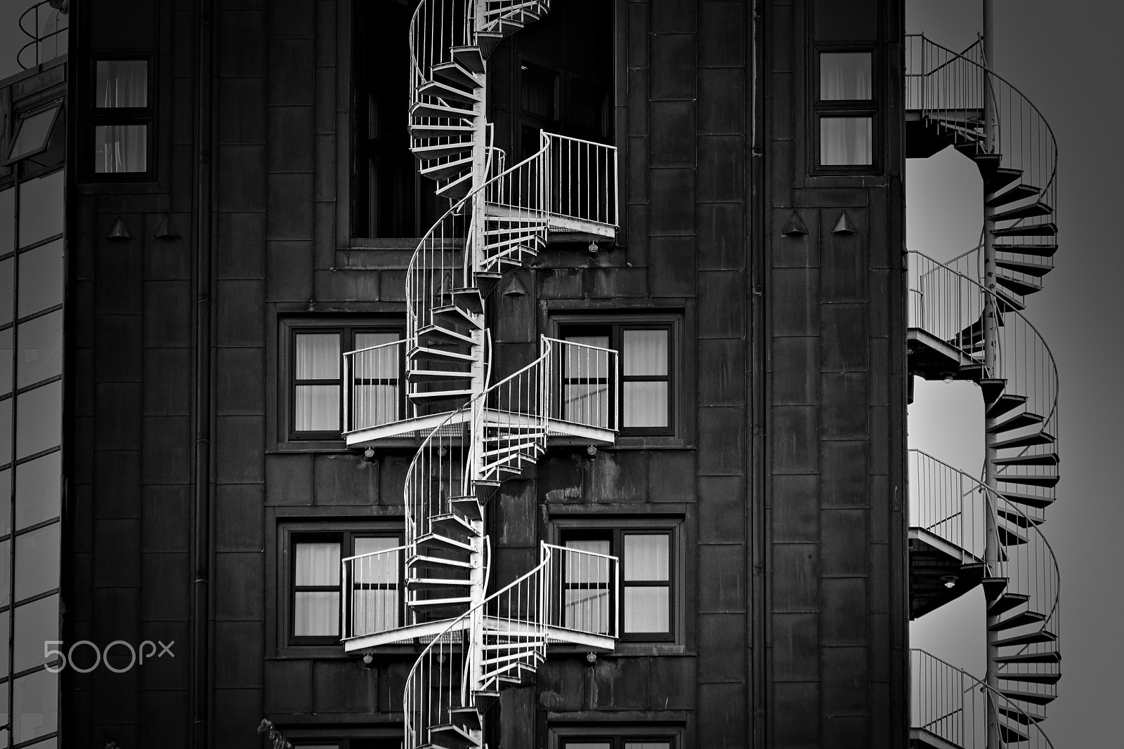 Fujifilm X-A5 sample photo. Fire escape photography