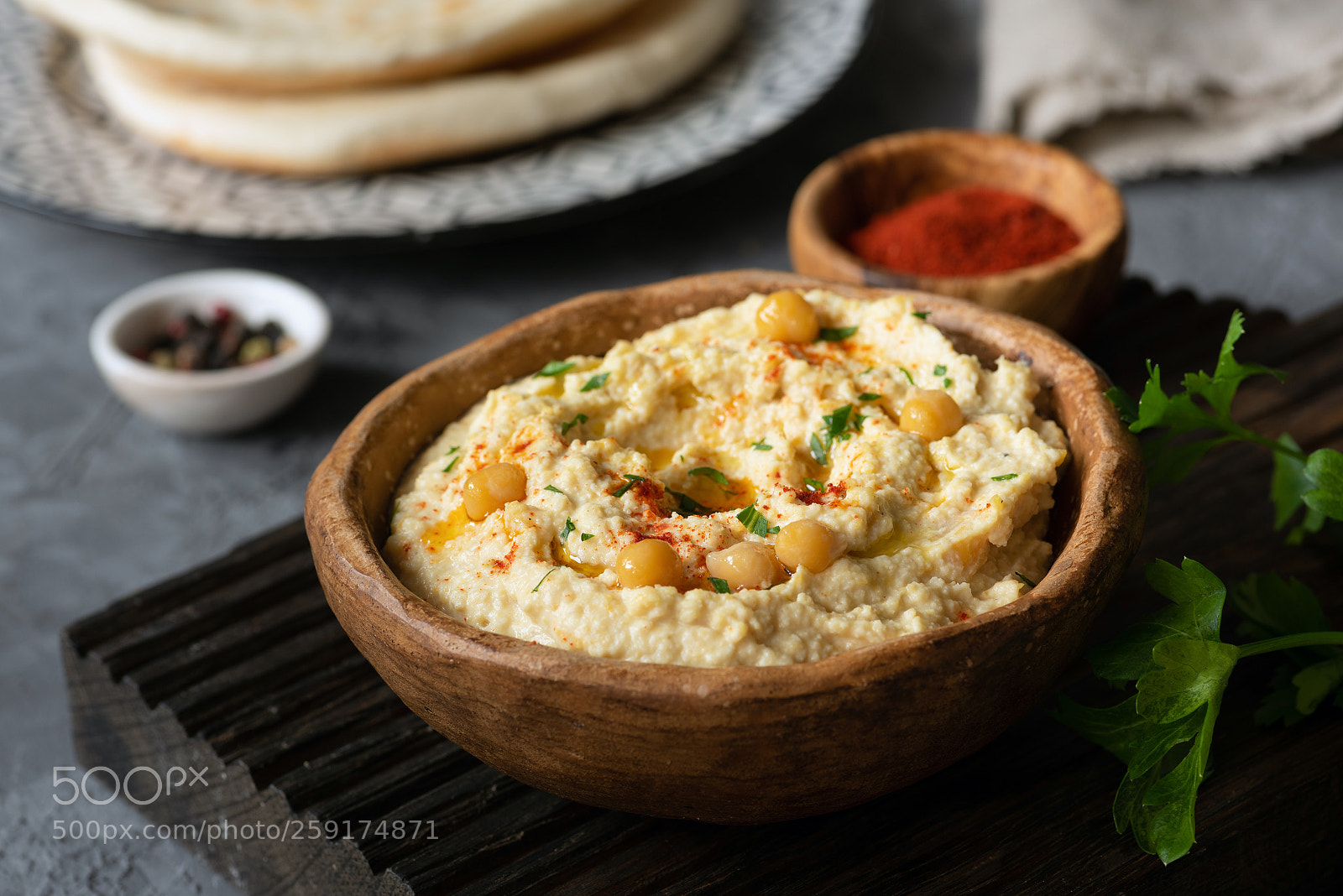 Nikon D810 sample photo. Hummus chickpea in bowl photography