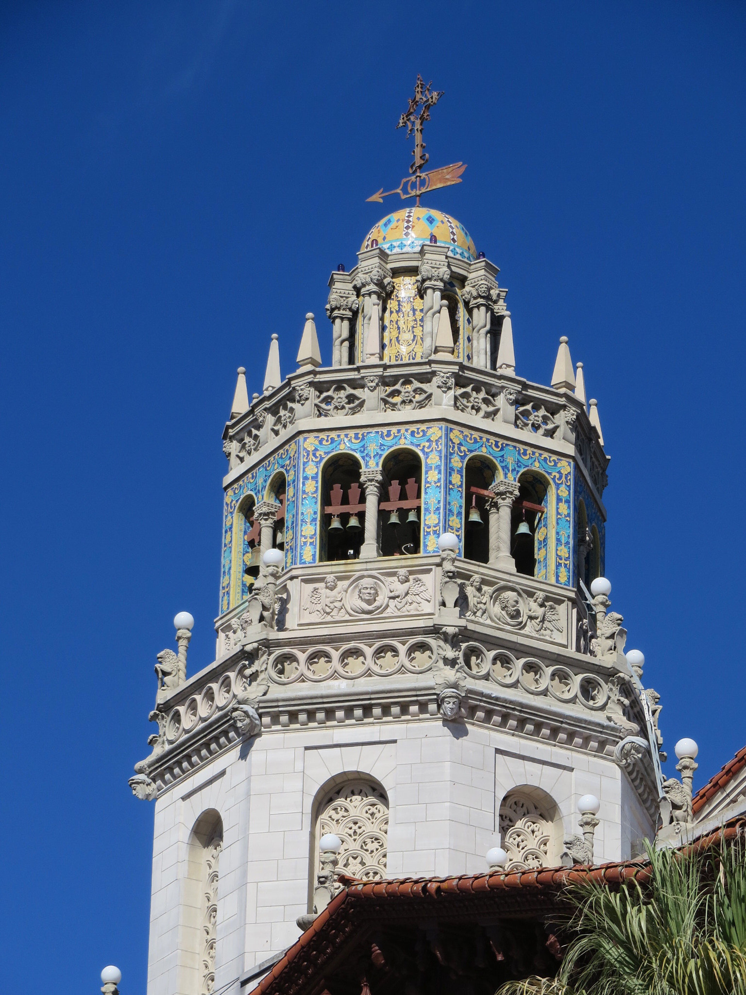 Canon PowerShot SX280 HS sample photo. Hearst castle bell tower photography