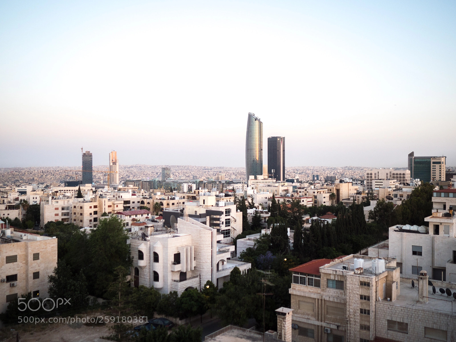 Olympus PEN-F sample photo. Amman overview photography