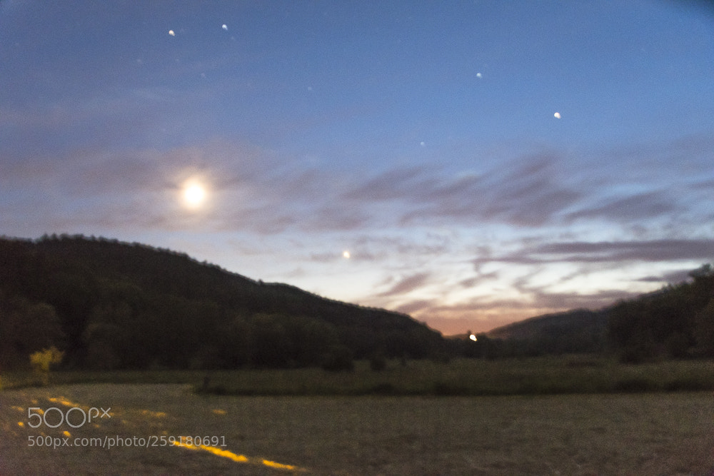 Nikon D500 sample photo. Moon evening photography