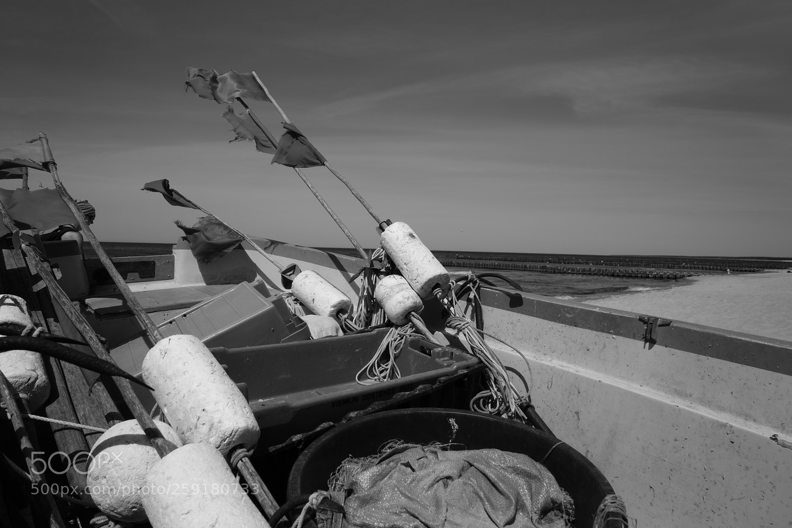 Sony a7R III sample photo. Boat at ahrenshoop beach photography