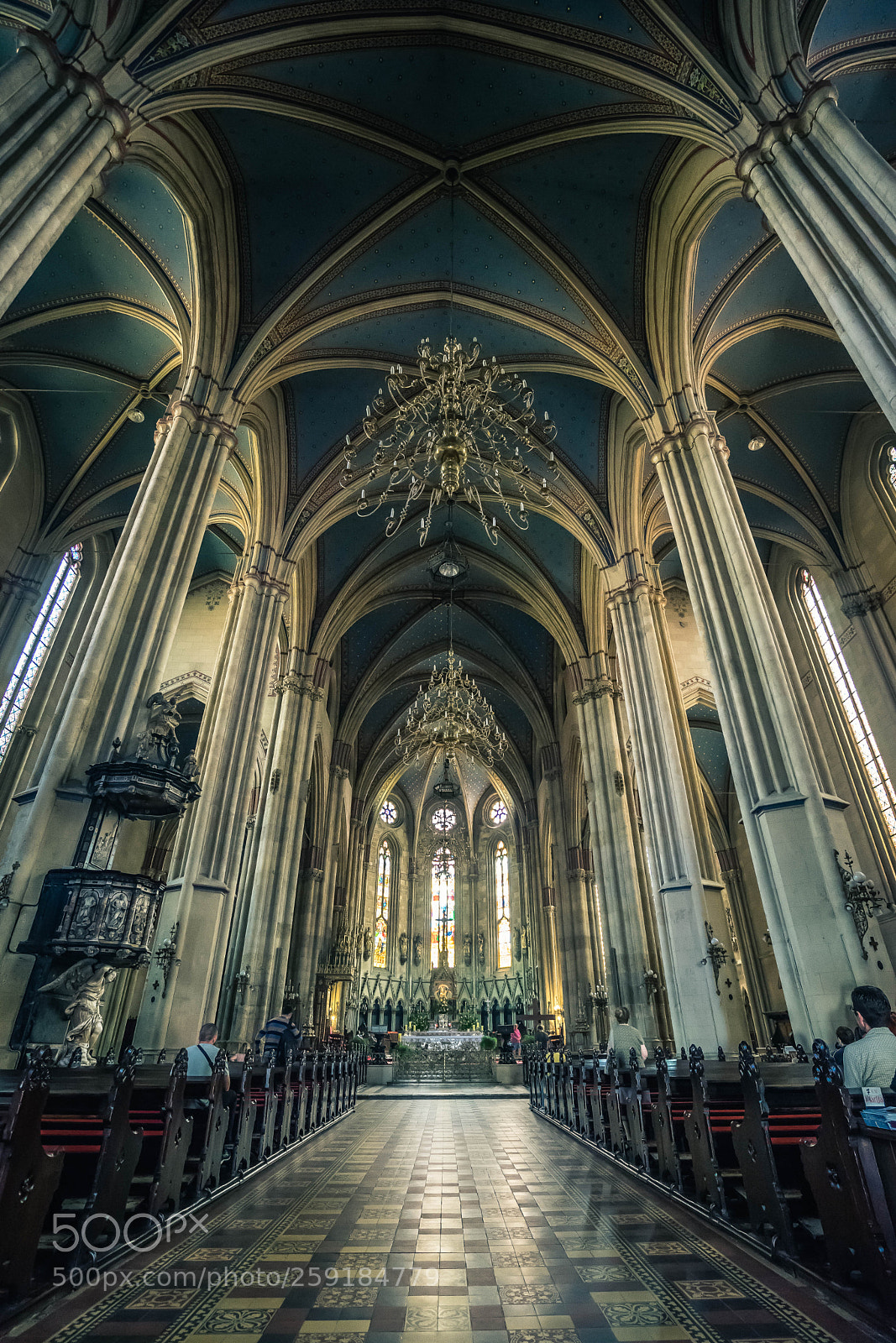 Sony a7 sample photo. Zagreb cathedral photography