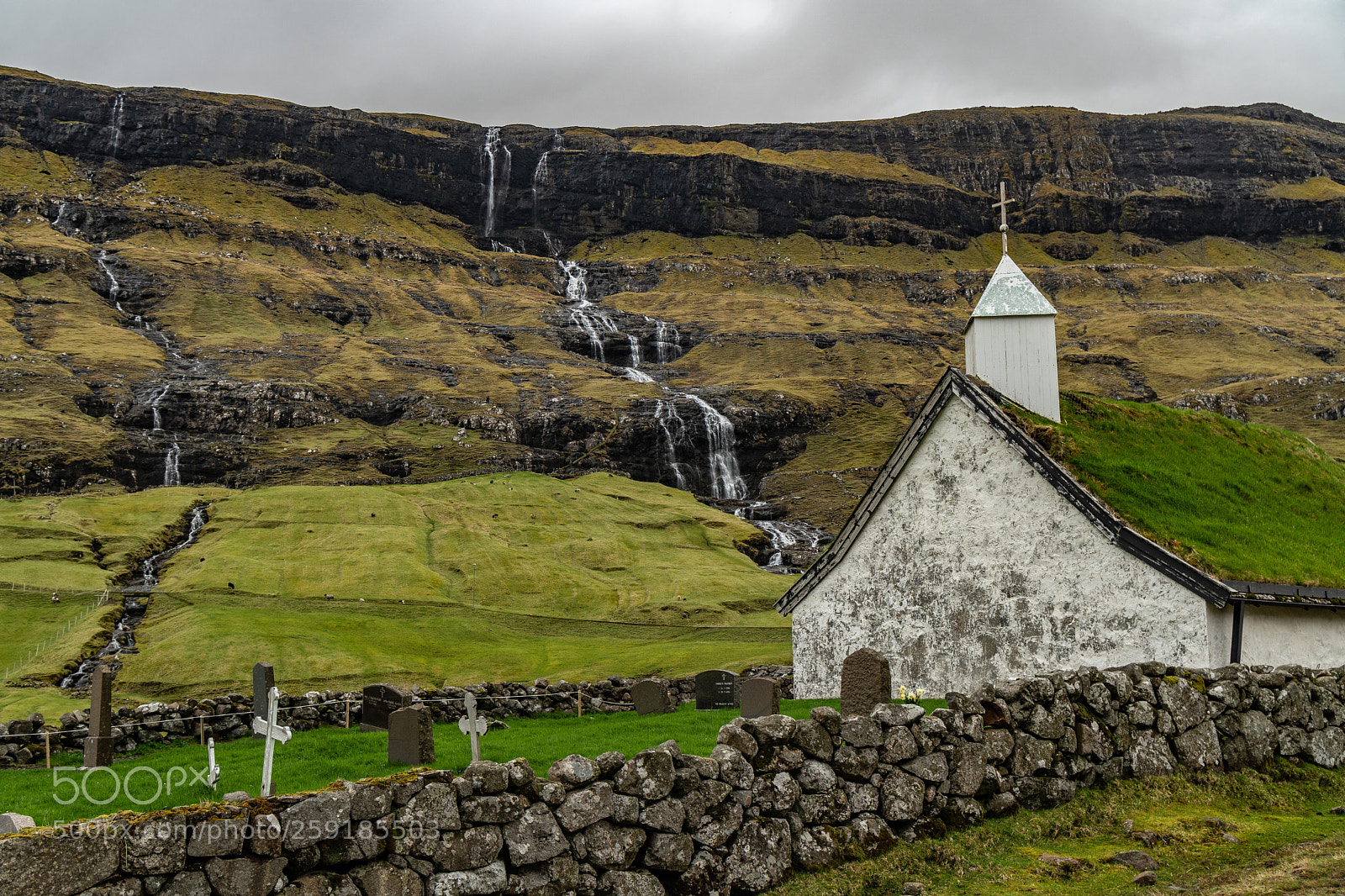 Sony a6300 sample photo. Saksun church photography