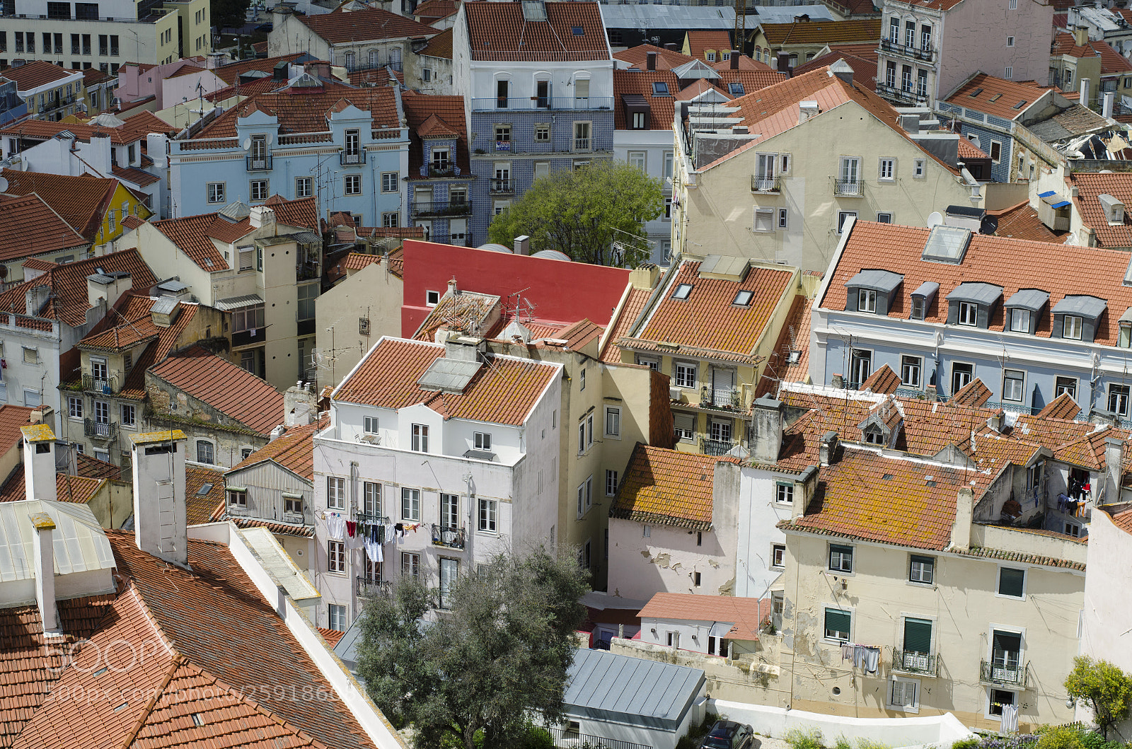 Nikon D5100 sample photo. Lisbon roofs photography