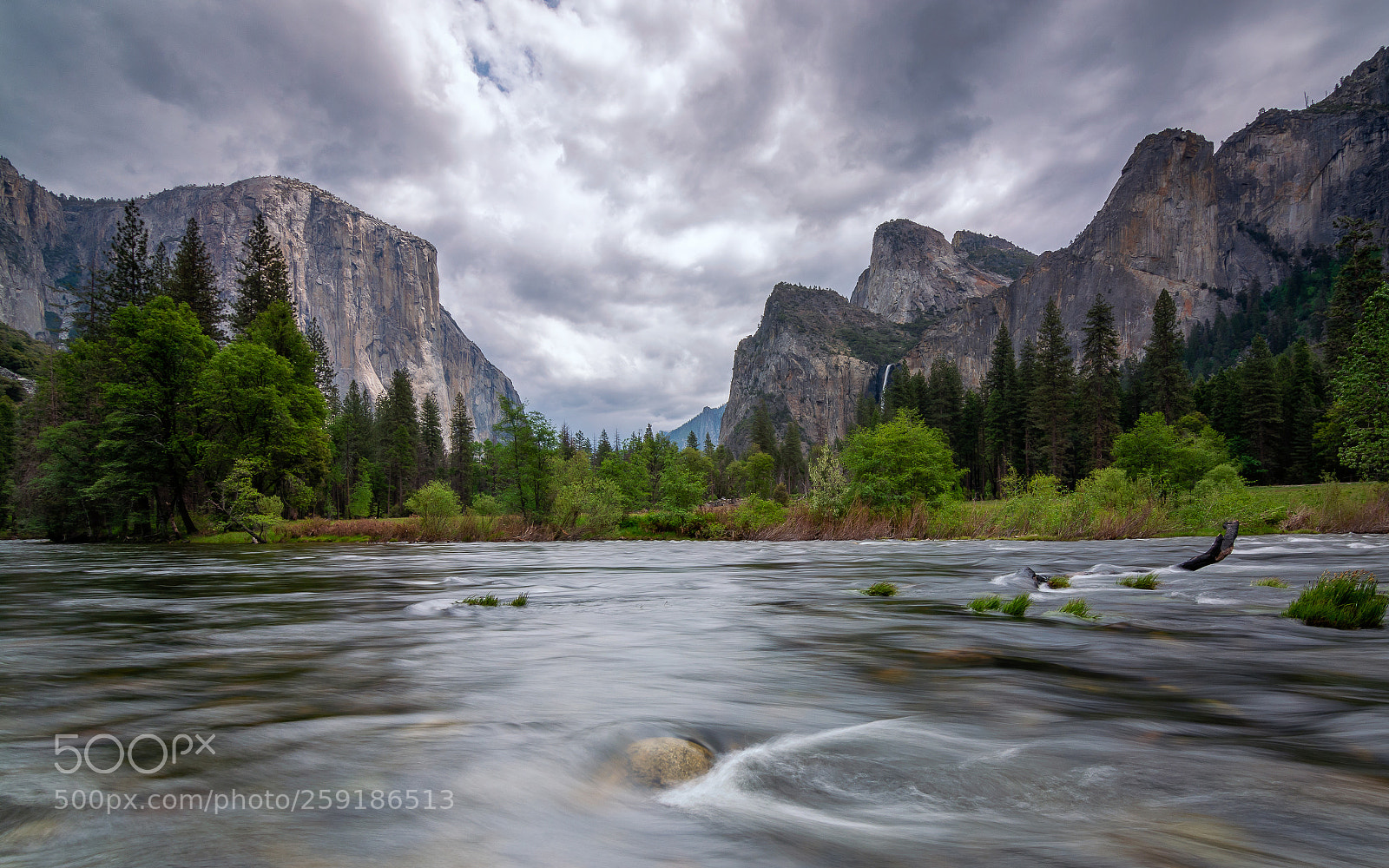Nikon D7100 sample photo. Yosemite stormy view photography