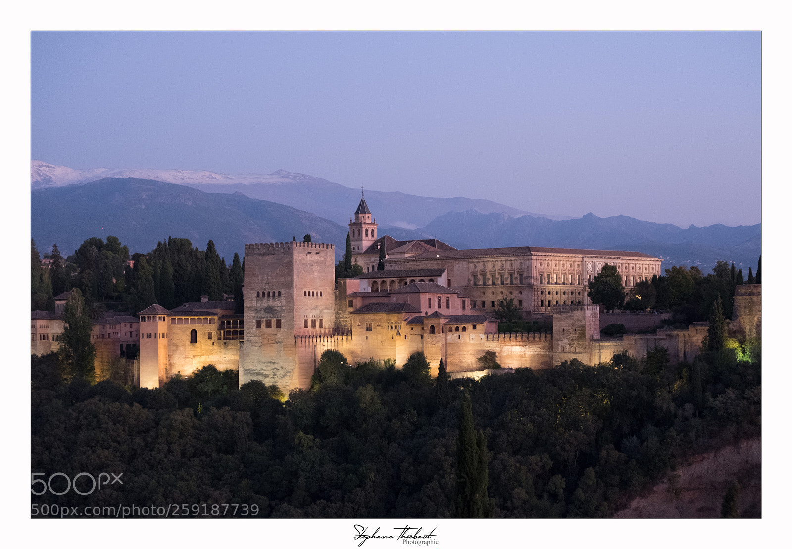 Fujifilm X-T2 sample photo. Couchant sur l'alhambra photography