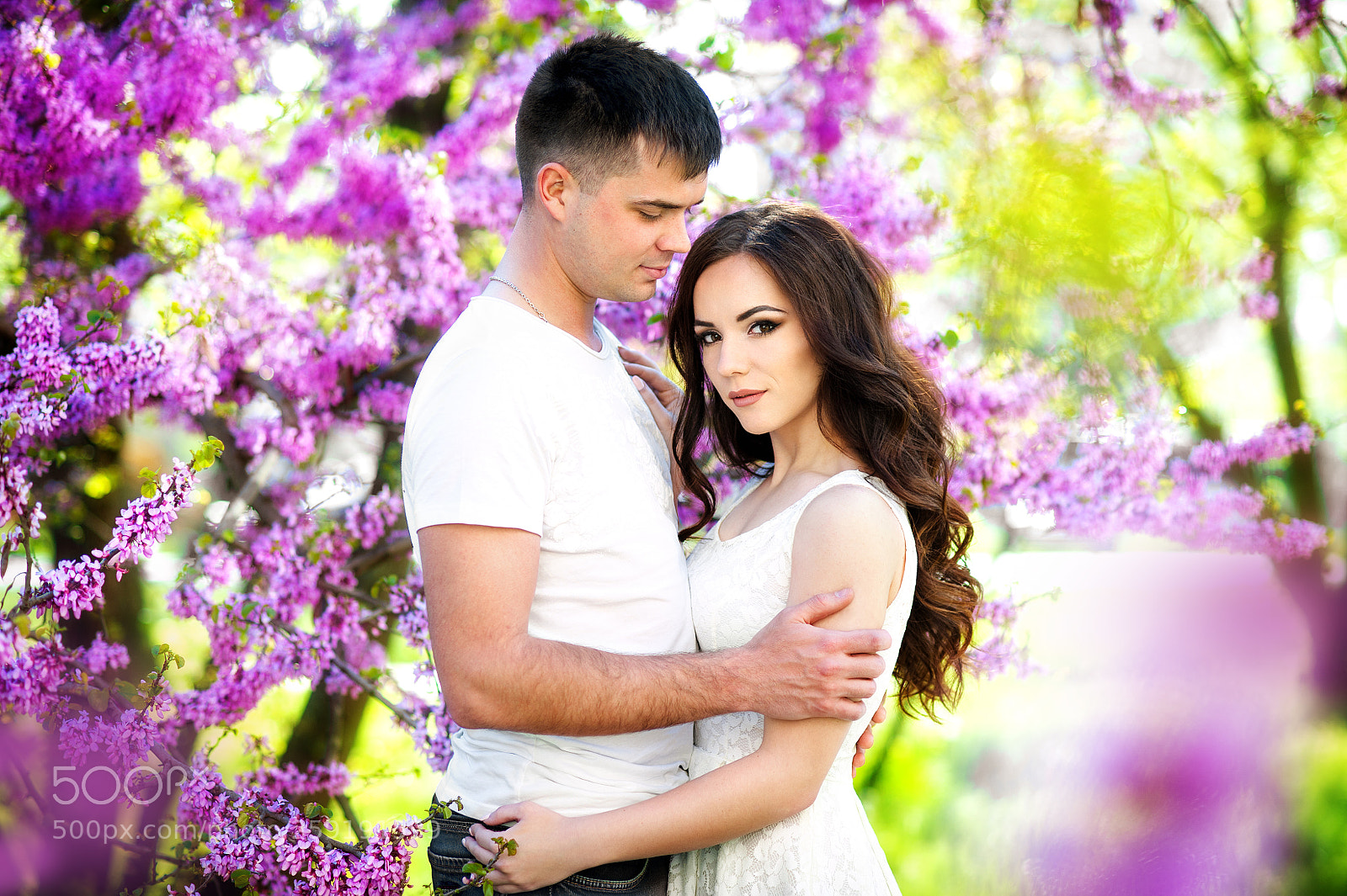 Nikon D700 sample photo. Young couple in love photography