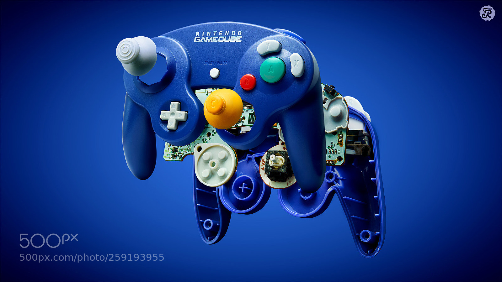 Sony a6000 sample photo. Nintendo gamecube controller photography