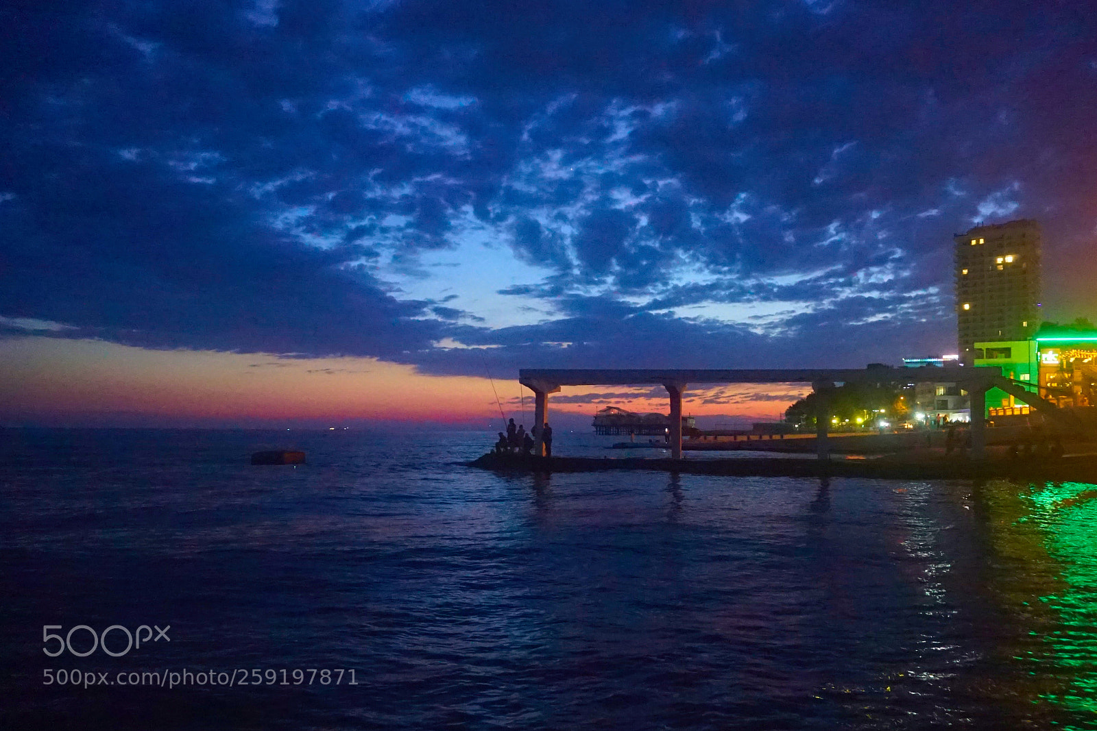 Sony a7 sample photo. Evening sochi photography