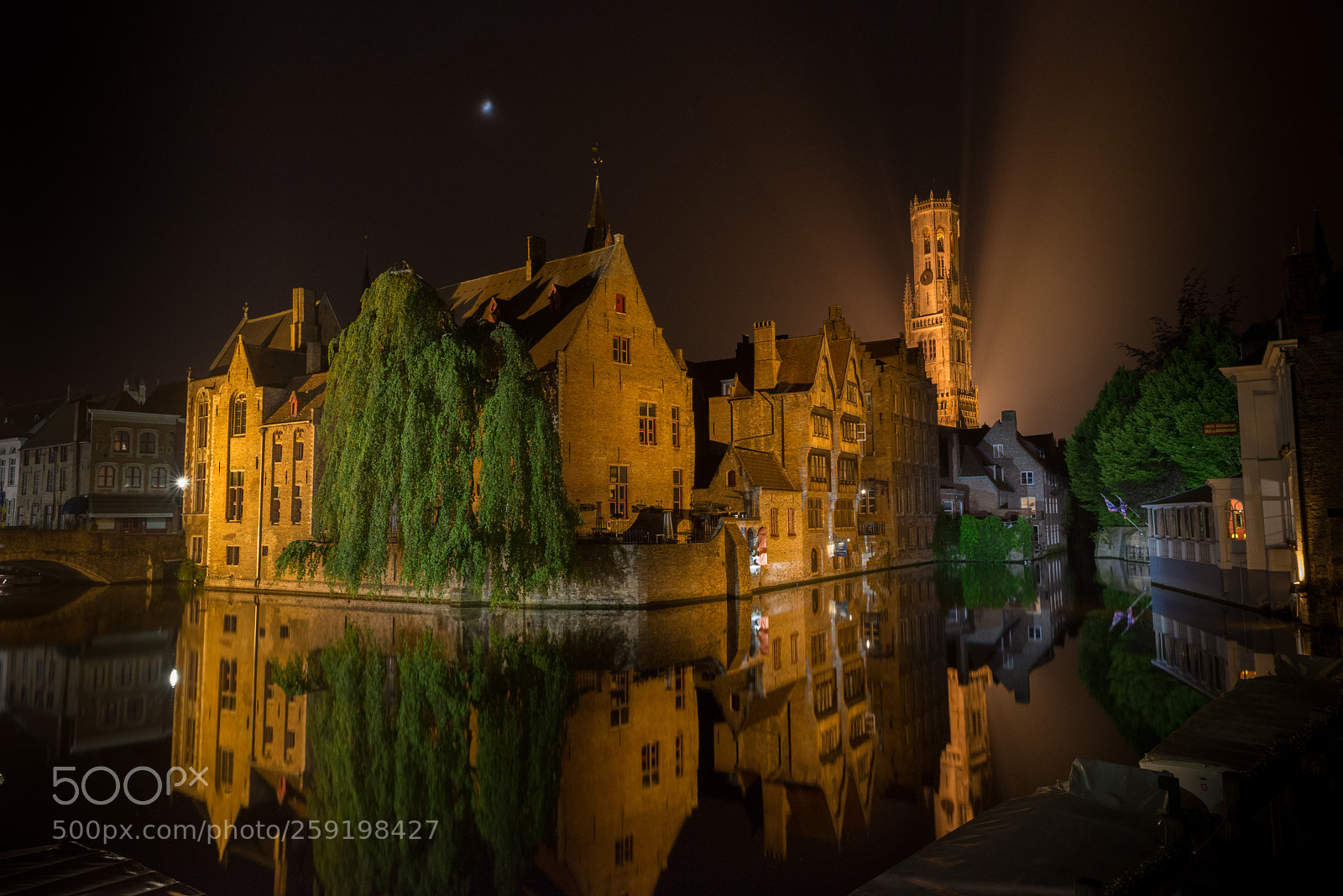 Nikon D600 sample photo. Midnight in bruges photography