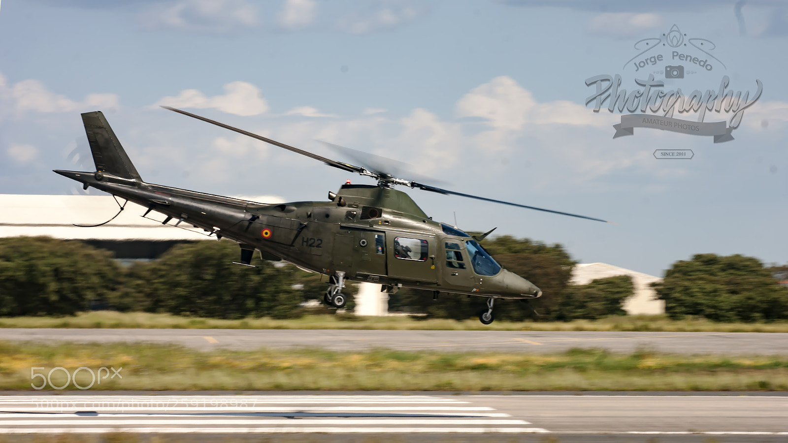 Sony Alpha DSLR-A390 sample photo. Agusta a-109 photography