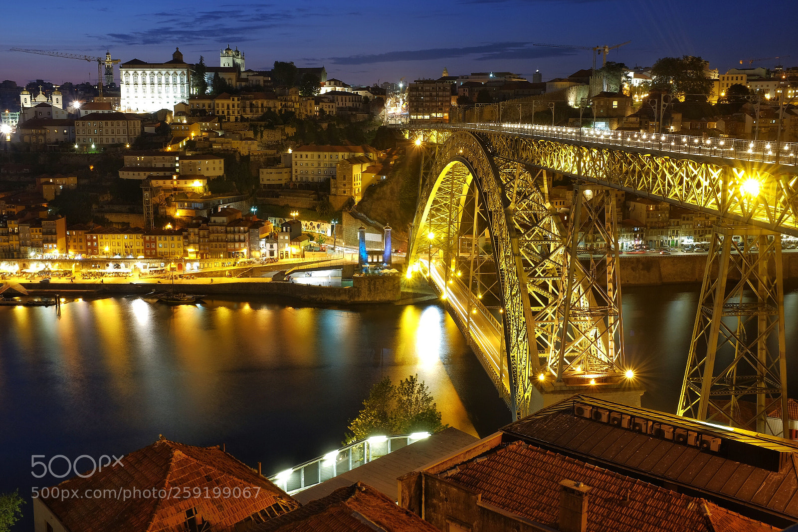 Fujifilm X100T sample photo. Anoitecer in porto photography
