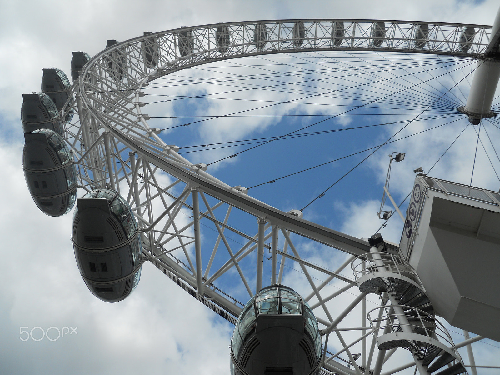 Nikon Coolpix S570 sample photo. The london eye photography