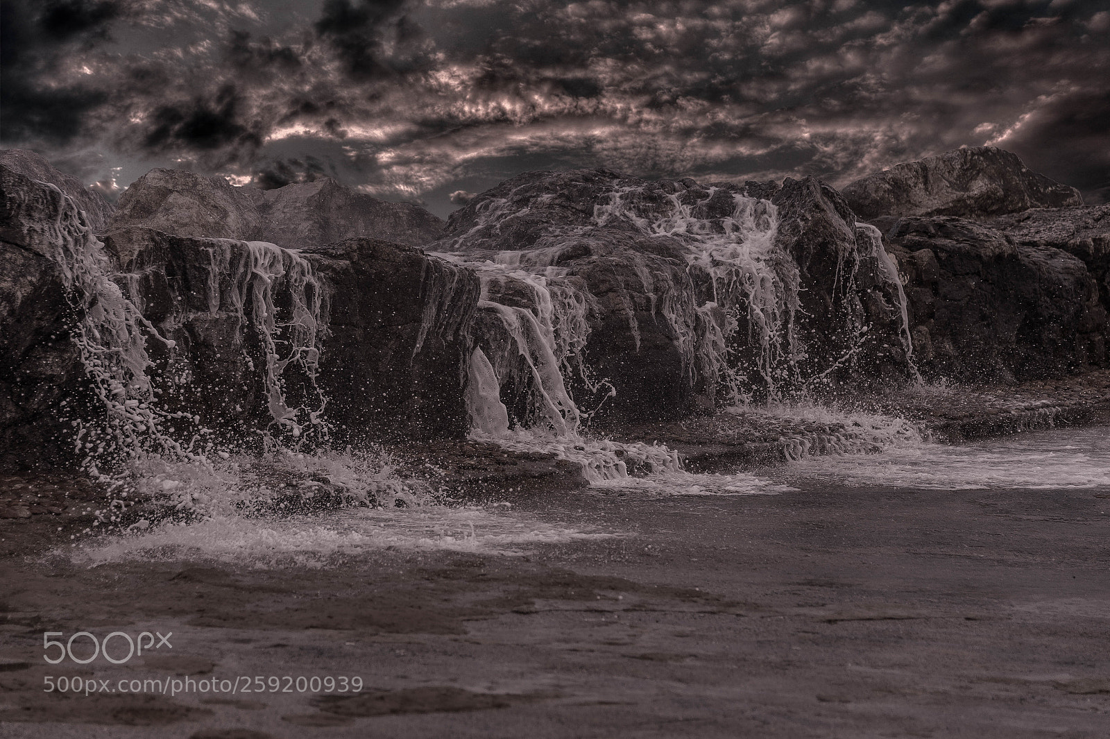 Nikon D4 sample photo. Vagues photography