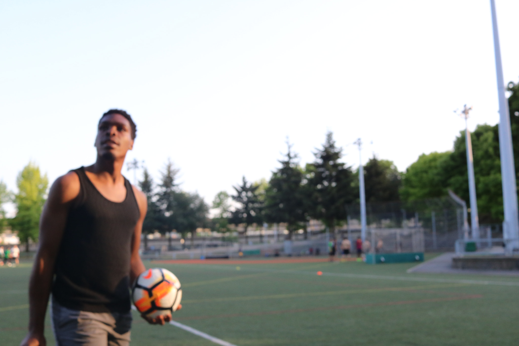 Canon EF-S 24mm F2.8 STM sample photo. Soccer wonder photography