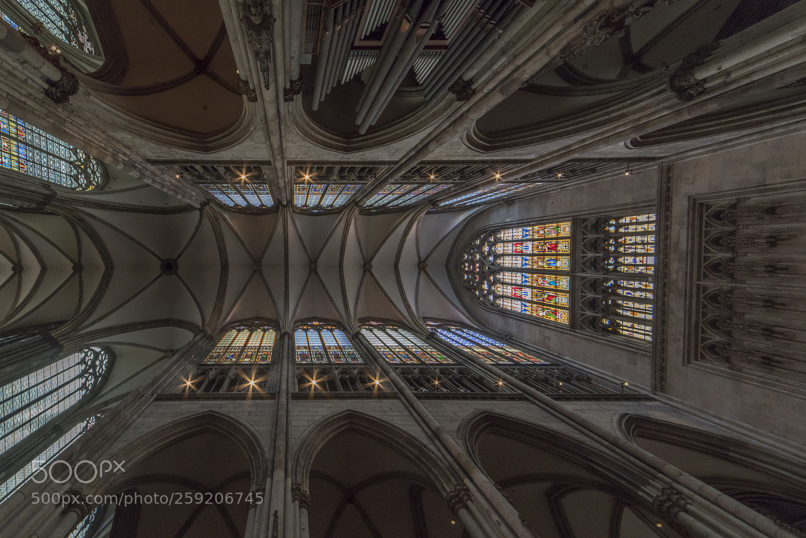 Pentax K-1 sample photo. Cologne cathedral, side aisle. photography