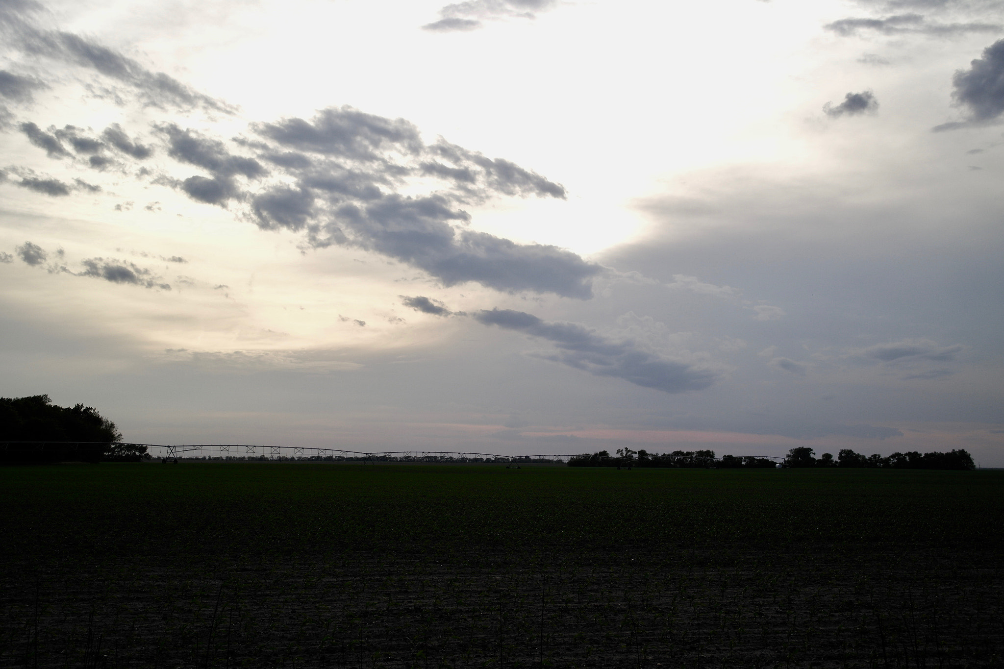 Samsung NX1000 sample photo. Clouds over the land photography