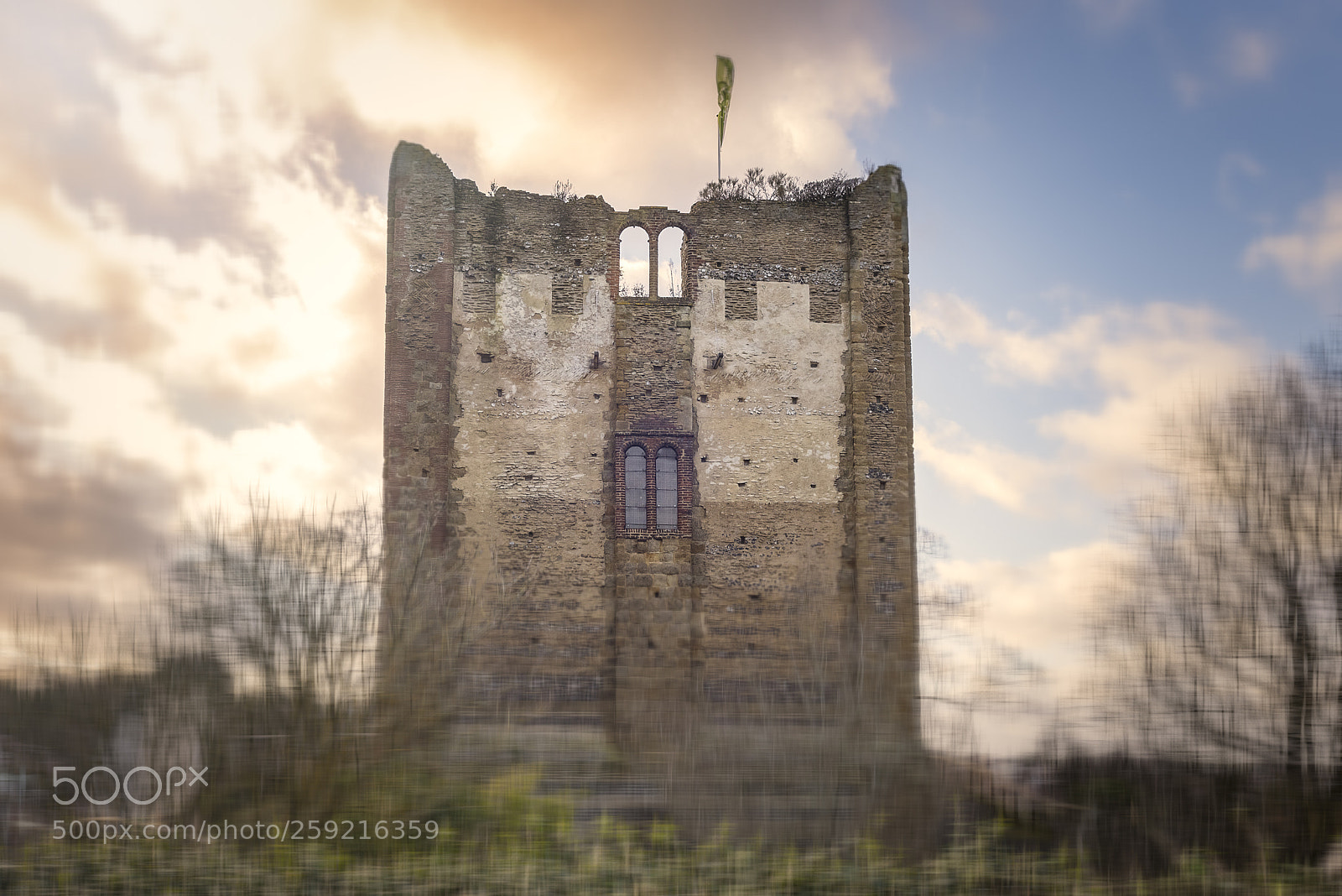 Nikon D810 sample photo. Guildford castle photography