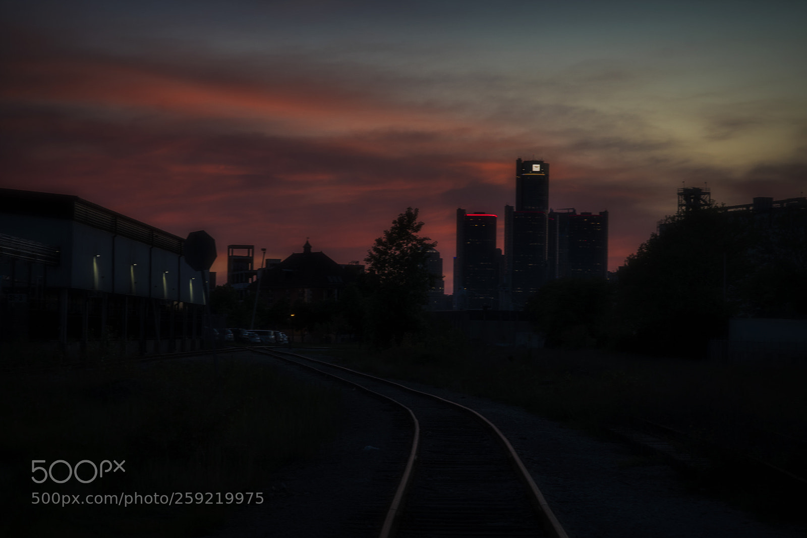 Nikon D500 sample photo. Twilight sky. windsor, on. photography