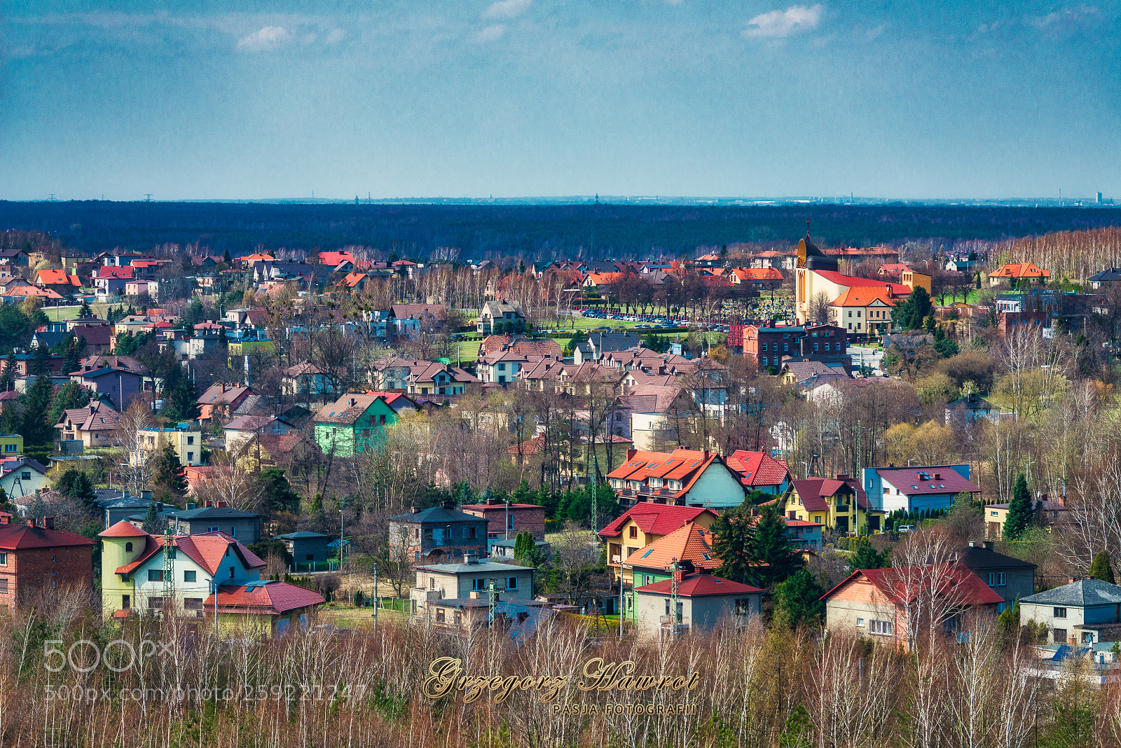 Nikon D800 sample photo. Dzielnica katowic, kostuchna widziana photography