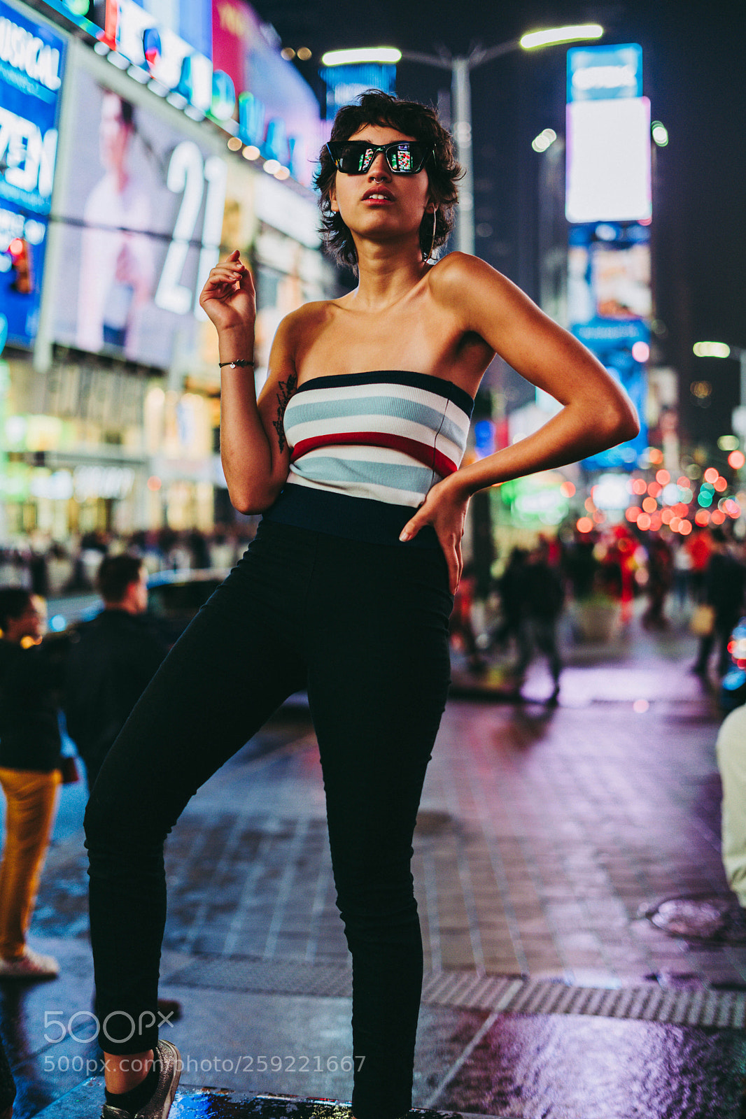 Sony a7 III sample photo. Time square with ines photography