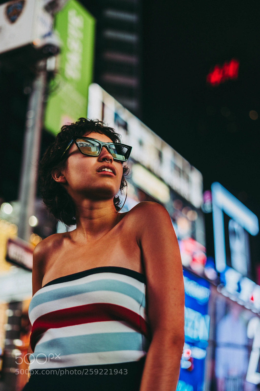 Sony a7 III sample photo. Time square with ines photography