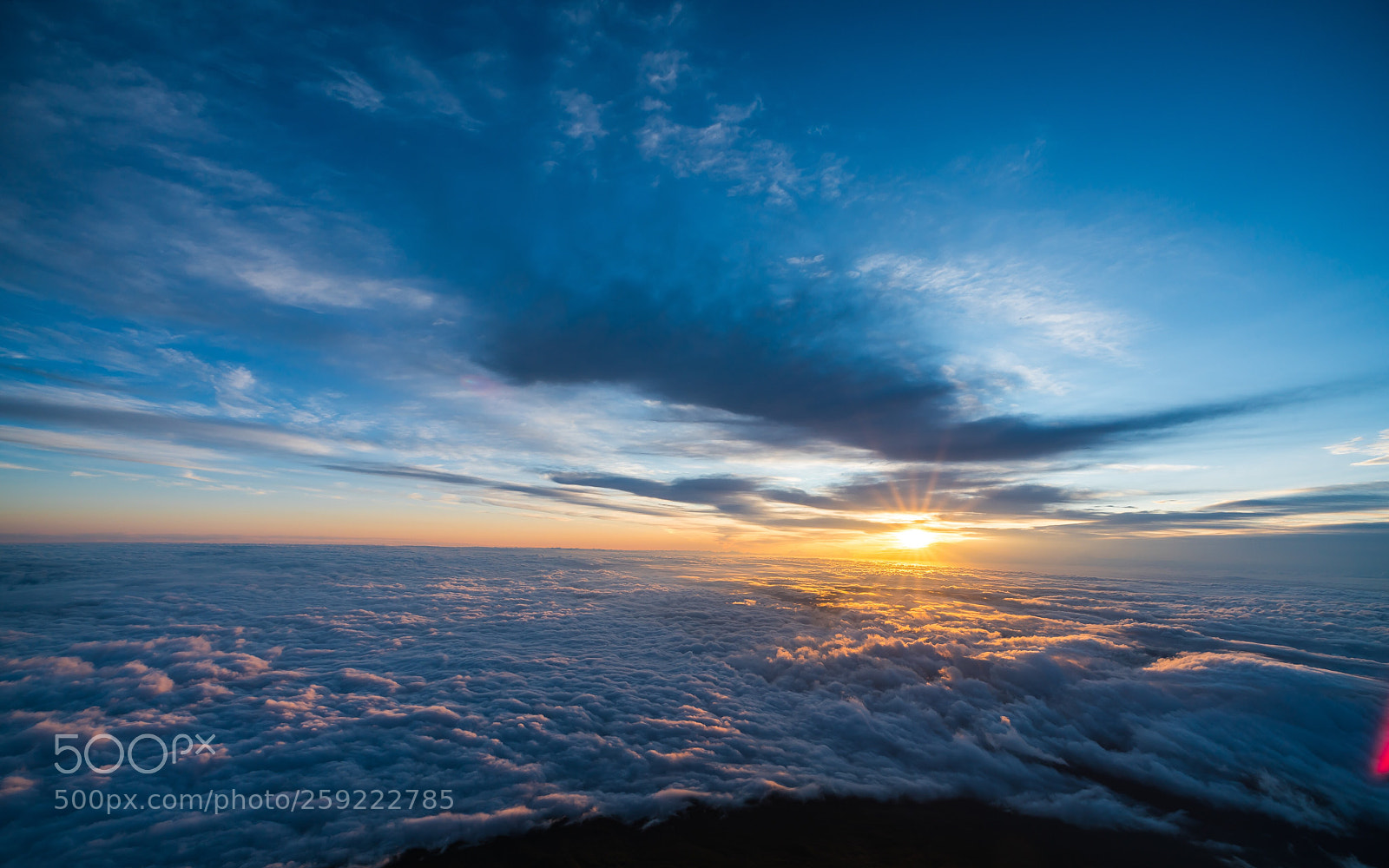 Sony a7R II sample photo. Sunrise of mount fuji photography