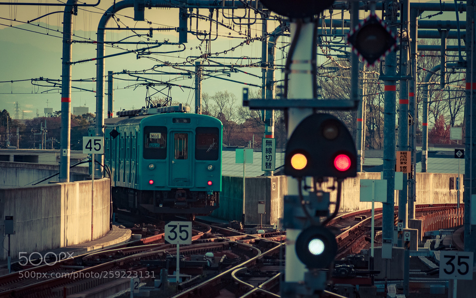 Sony a7R II sample photo. Train photography