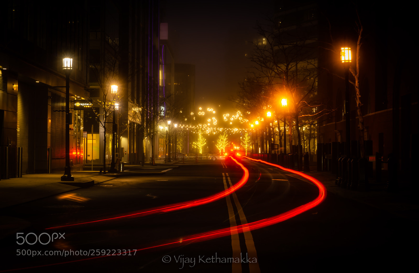 Sony a6000 sample photo. Fan pier street lights photography