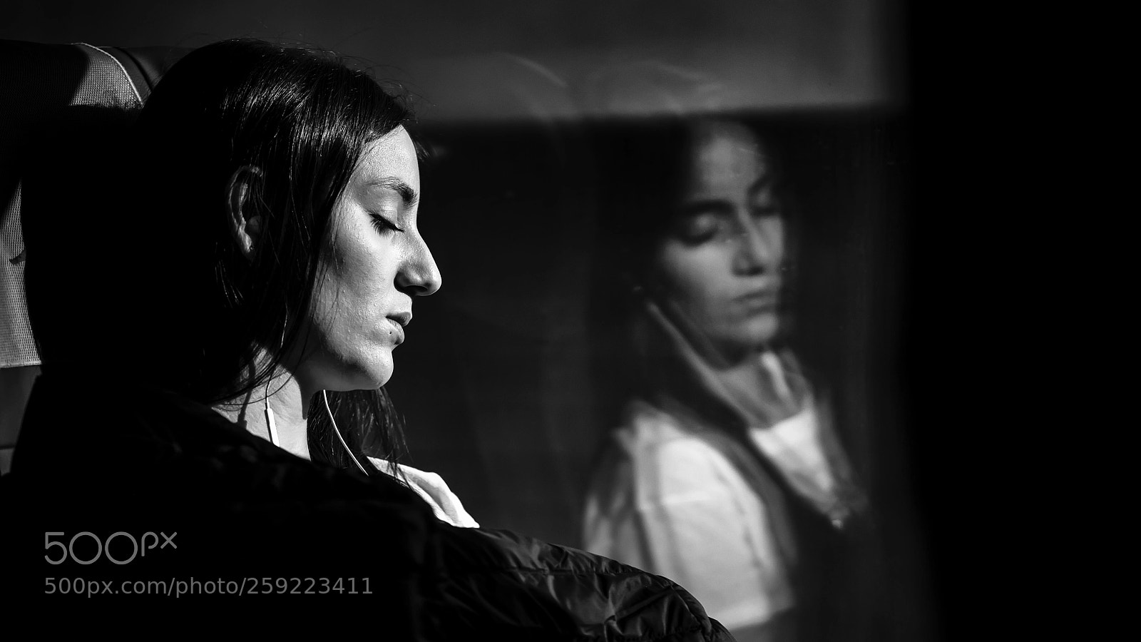 Sony a7R II sample photo. Window train #53 photography