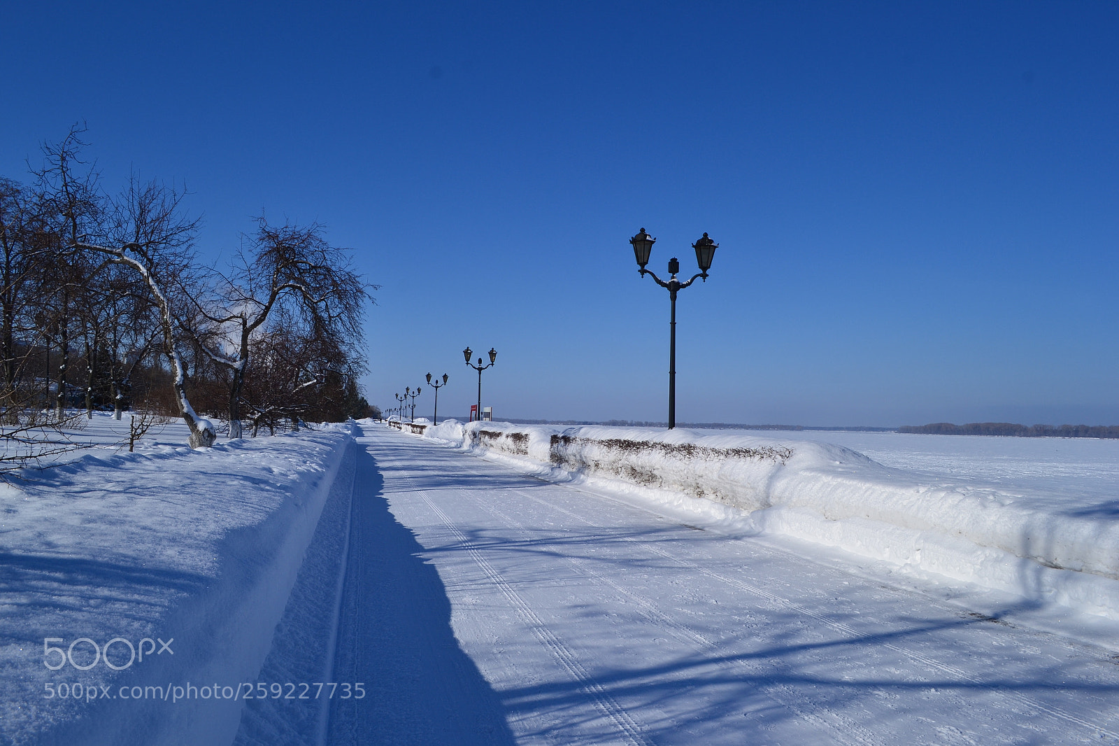 Nikon D3100 sample photo. Samara embankment in march photography