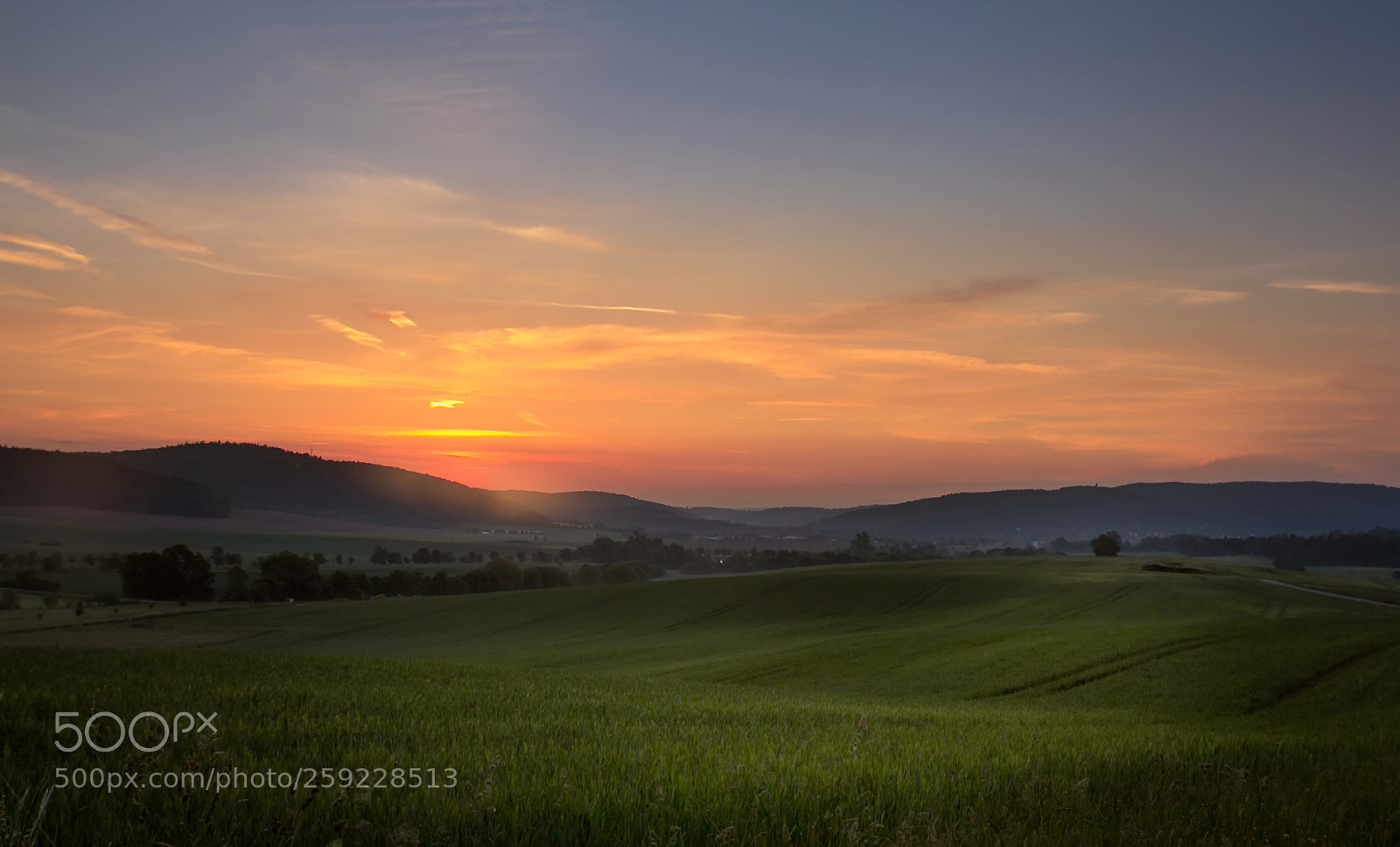 Canon EOS 60D sample photo. Sunrise over bad berka photography