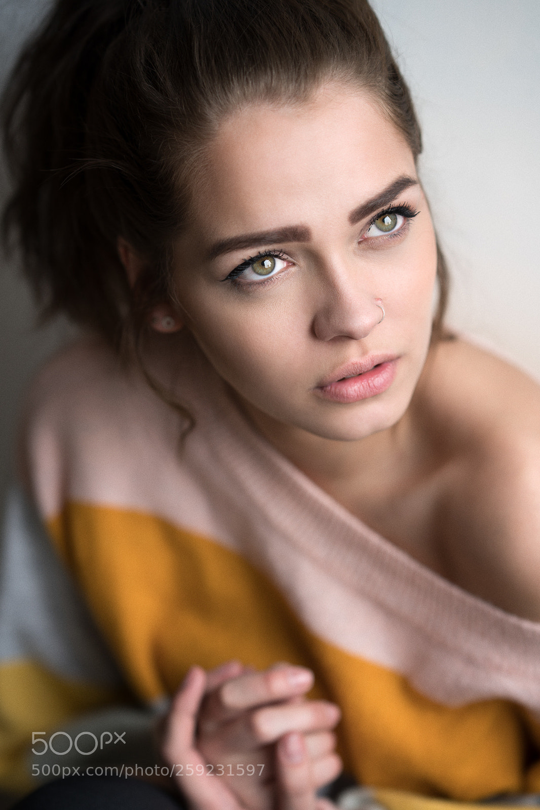 Sony a9 sample photo. Green eyes photography