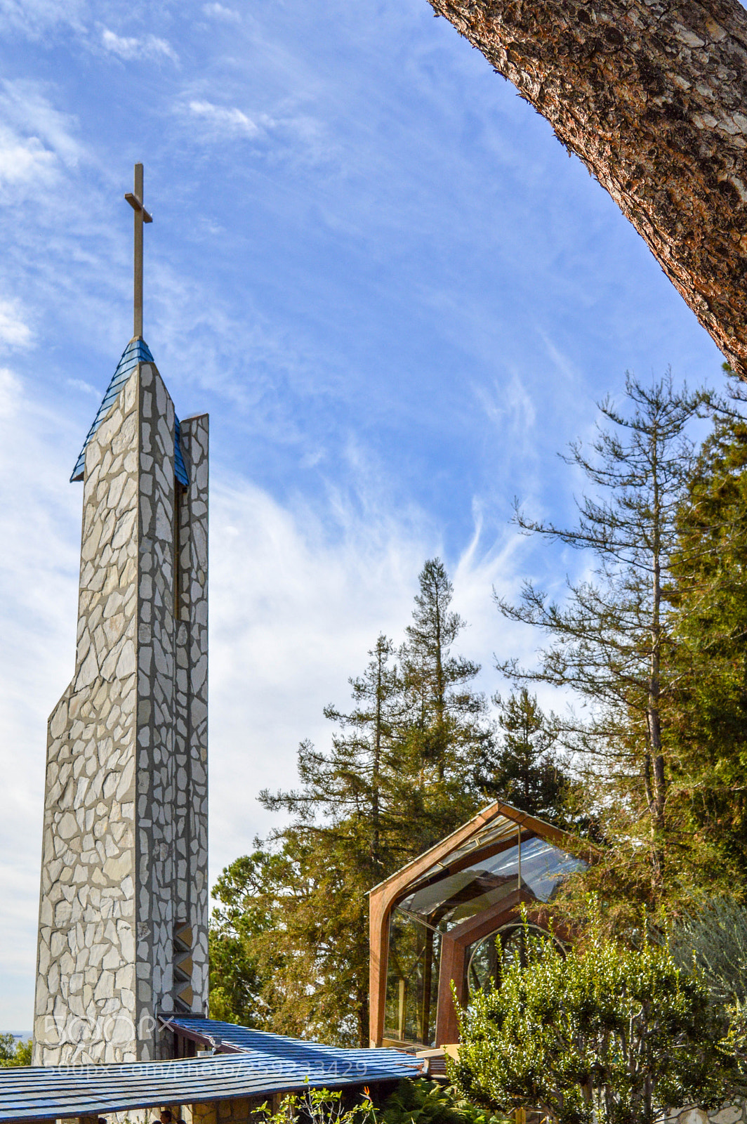 Nikon D3200 sample photo. Bell tower and glass photography