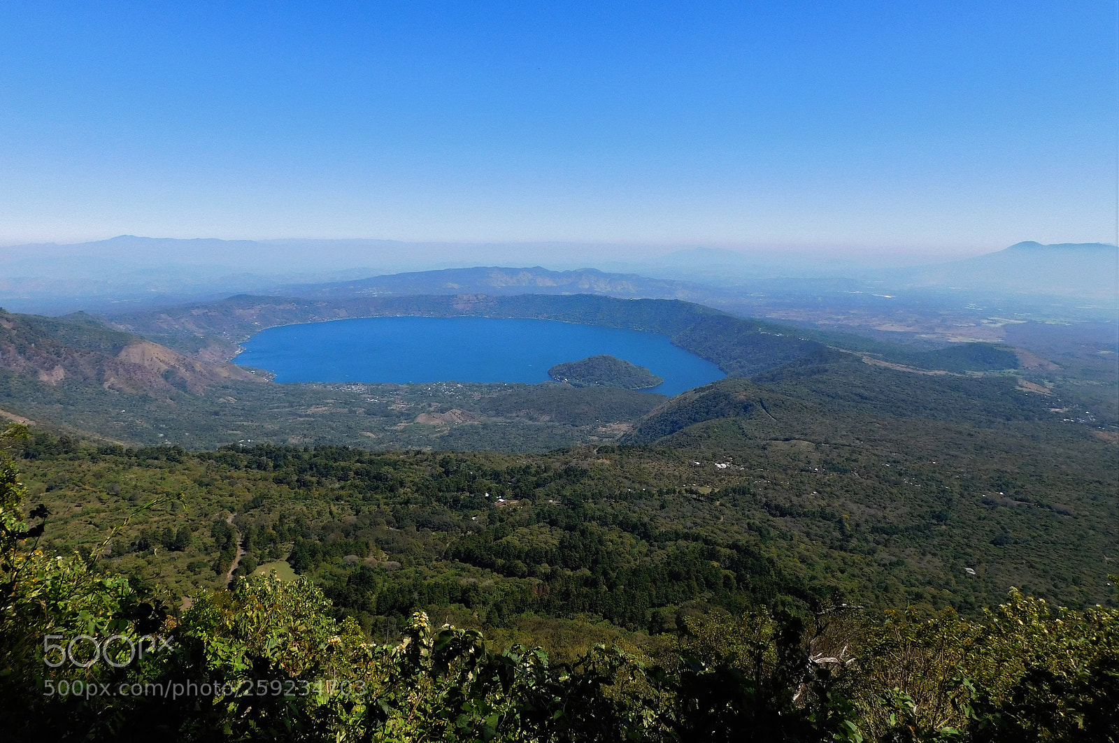 Nikon Coolpix L840 sample photo. Coatepeque caldera photography