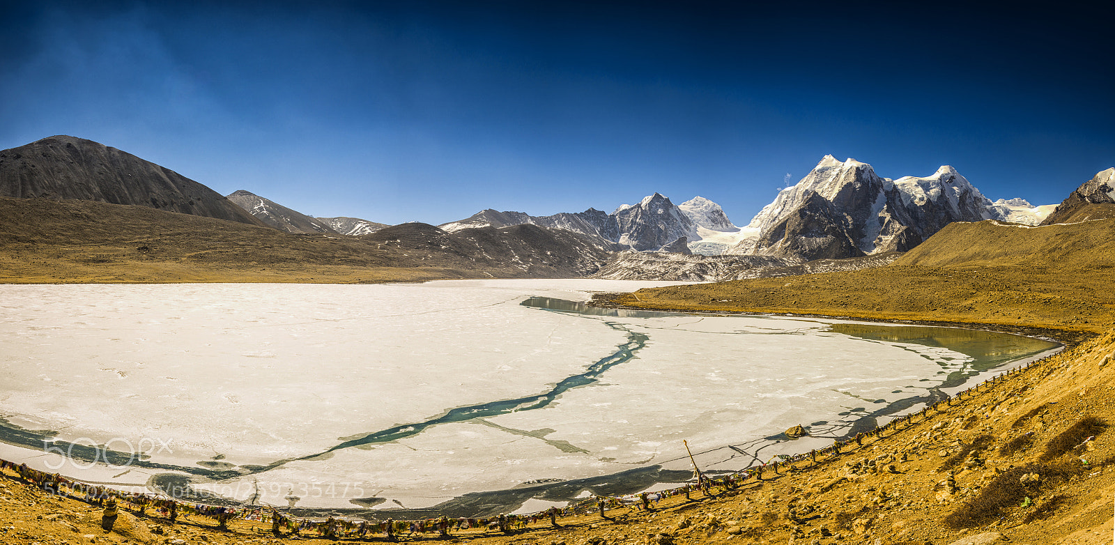 Nikon D7200 sample photo. Gurudongmar lake panorama photography