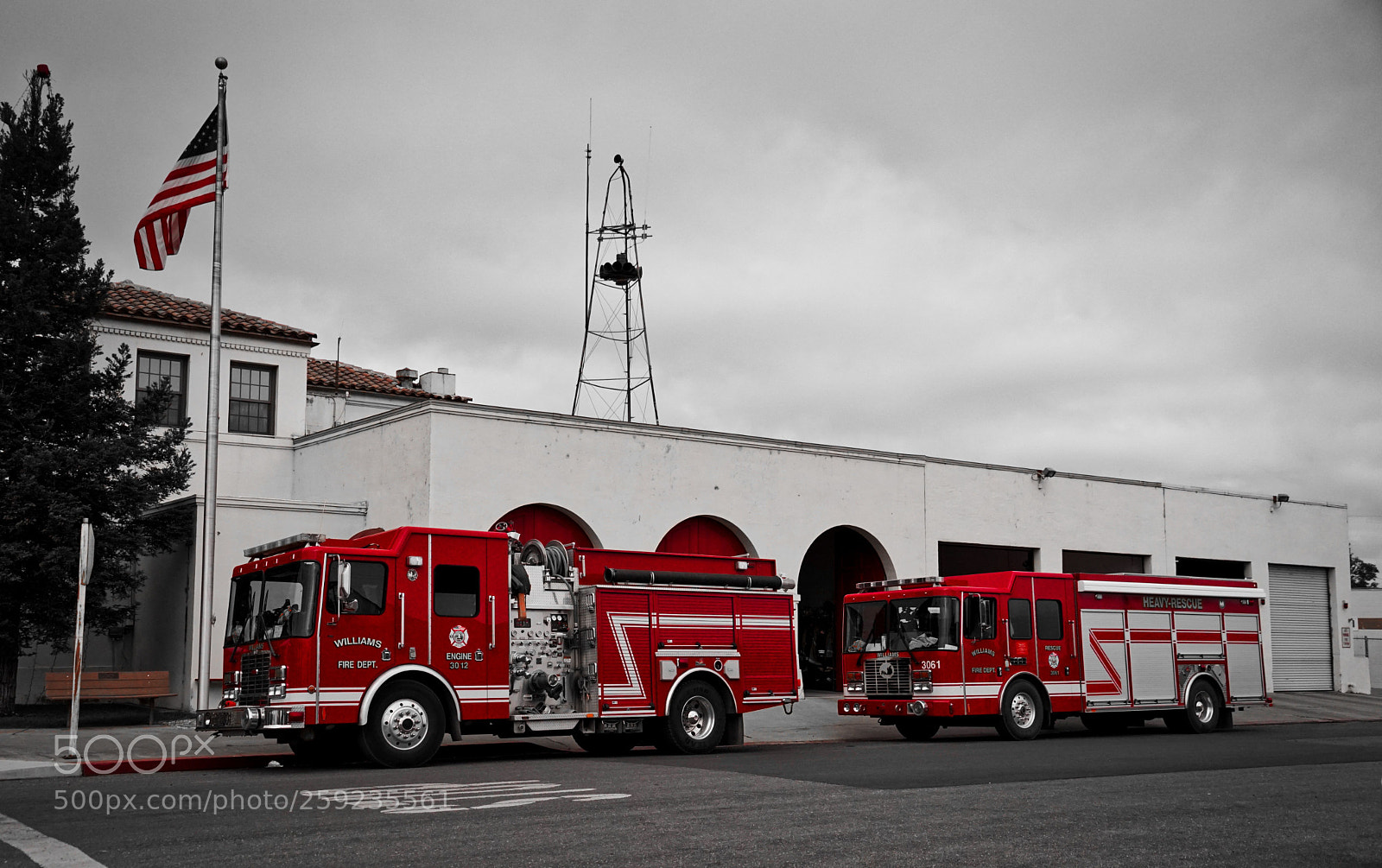 Sony a7 II sample photo. Fire trucks photography