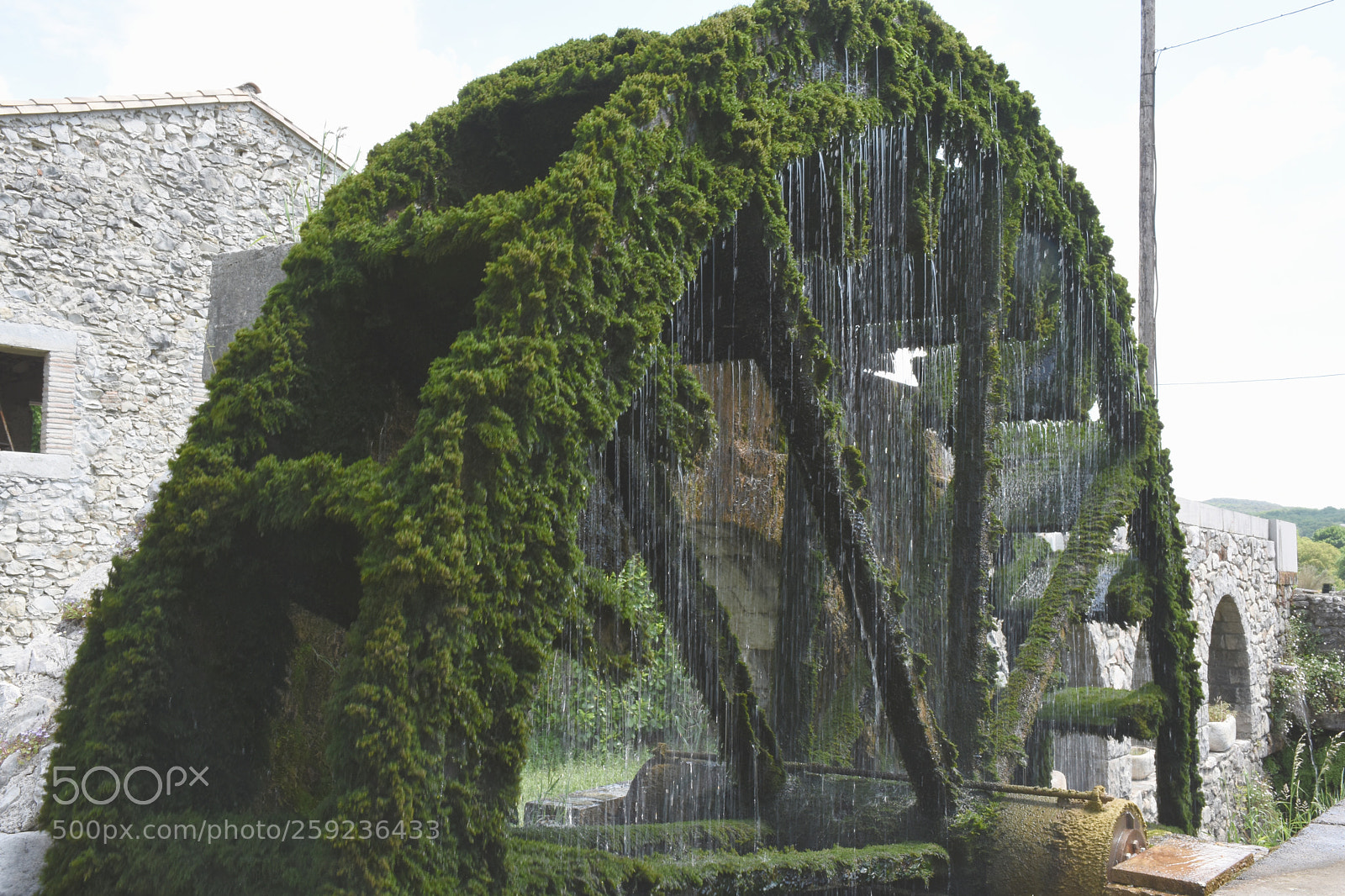 Nikon D7200 sample photo. Cazilhac water lifting photography